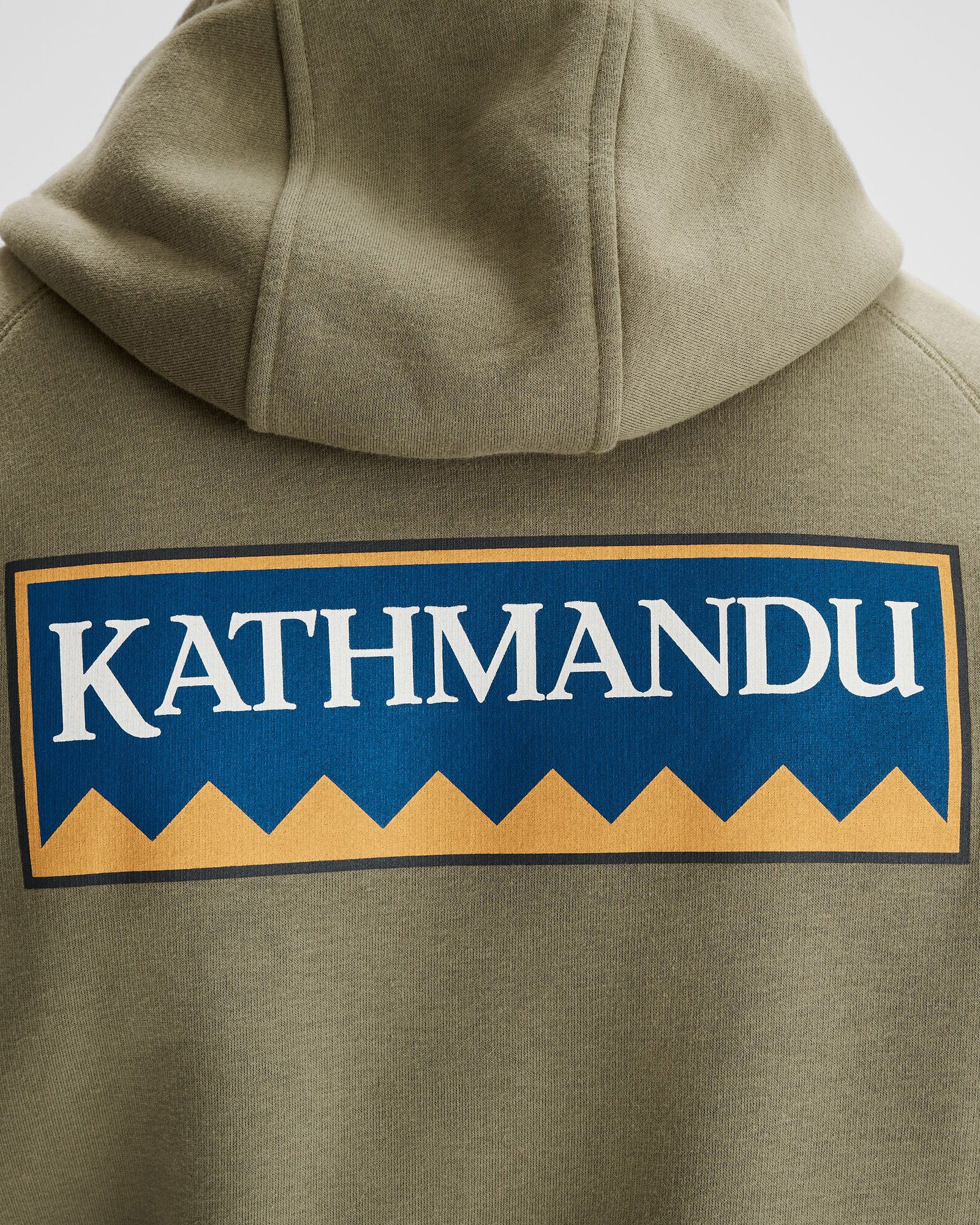 Men's Kathmandu Heritage Logo Slouchy Hoodie - Beech - Image 6