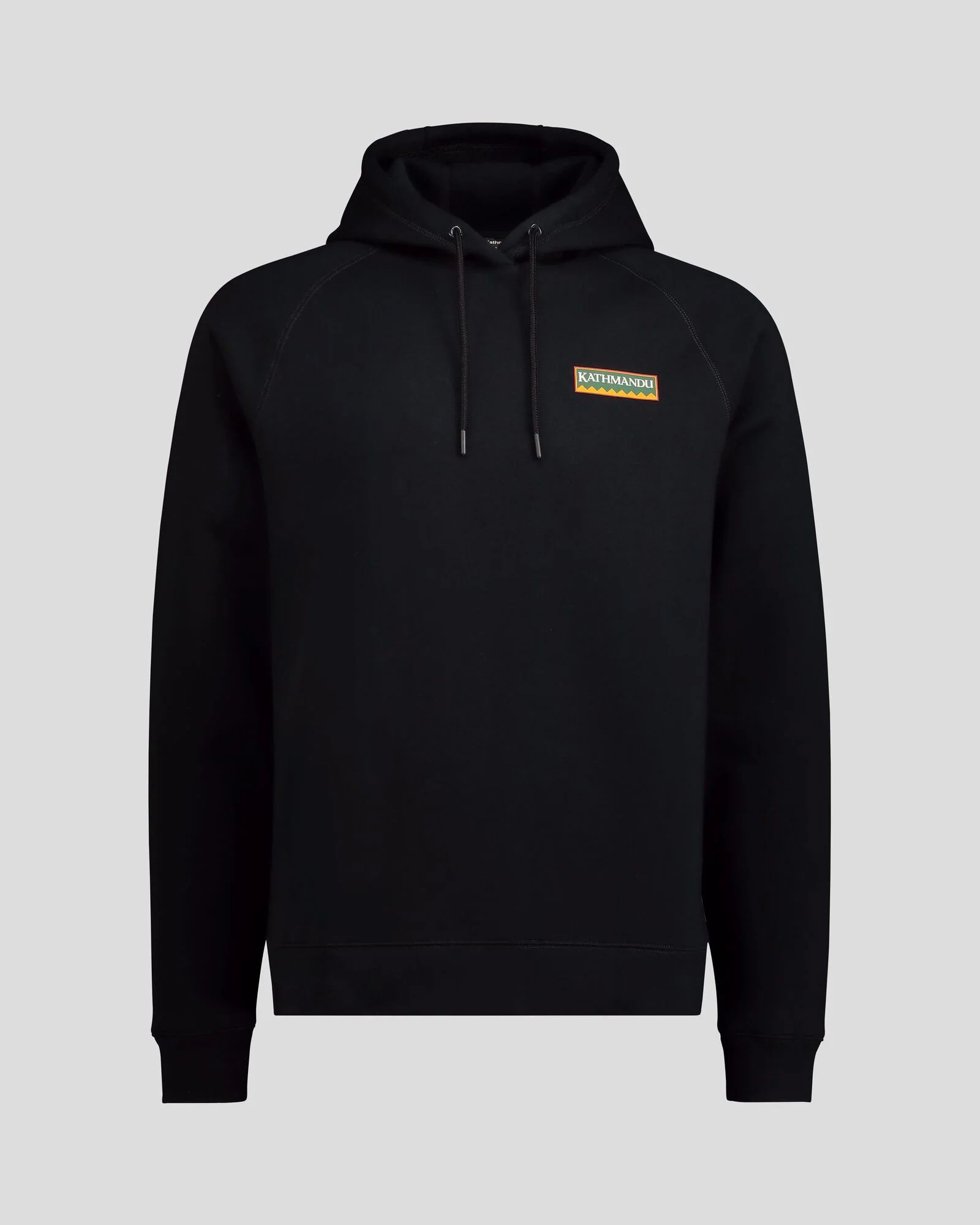 Men's Kathmandu Heritage Logo Slouchy Hoodie - Black - Image 4