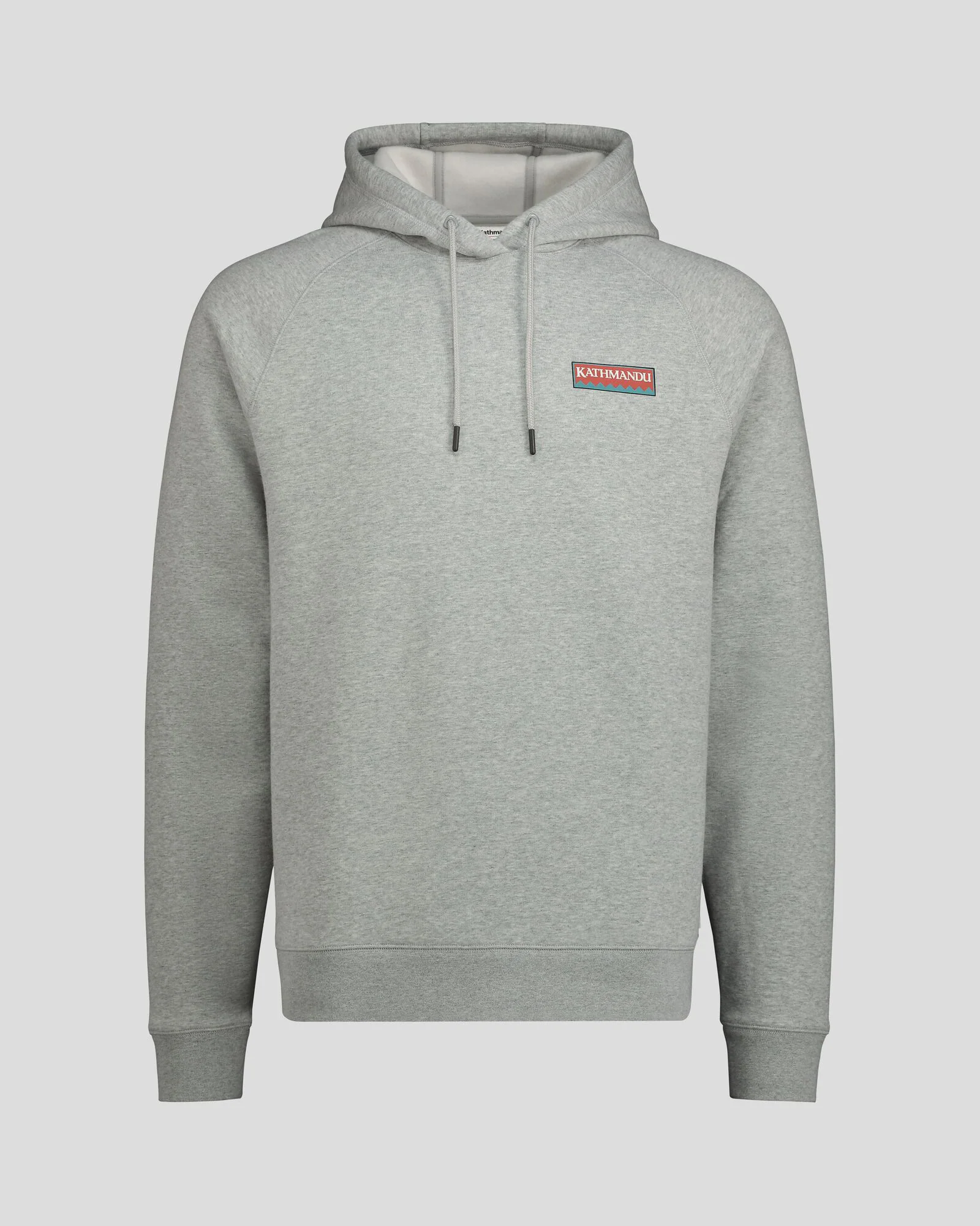 Men's Kathmandu Heritage Logo Slouchy Hoodie - Light Grey Marle - Image 7