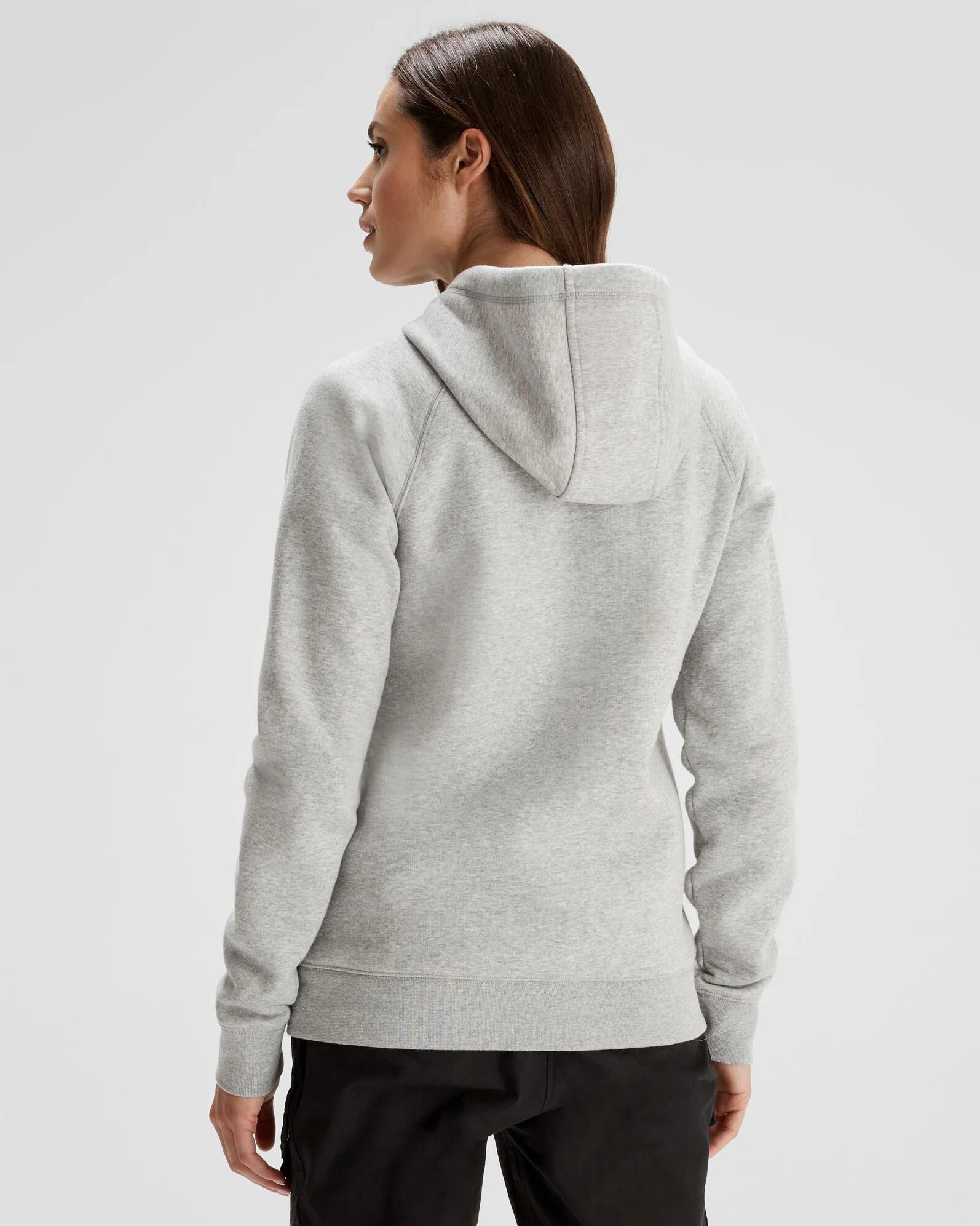 Women's Kathmandu Logo Hoodie - Light Grey Marle - Image 3