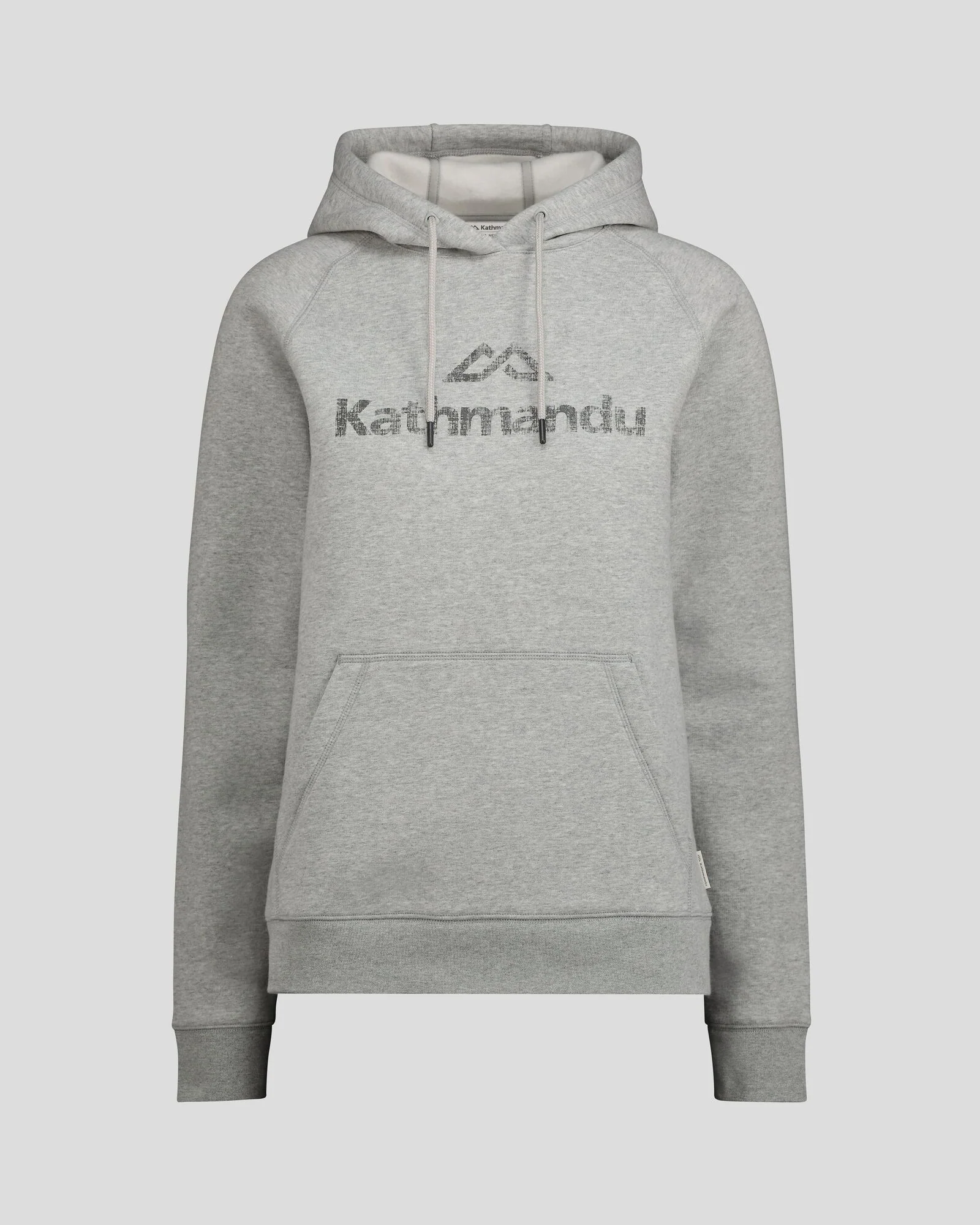 Women's Kathmandu Logo Hoodie - Light Grey Marle - Image 6