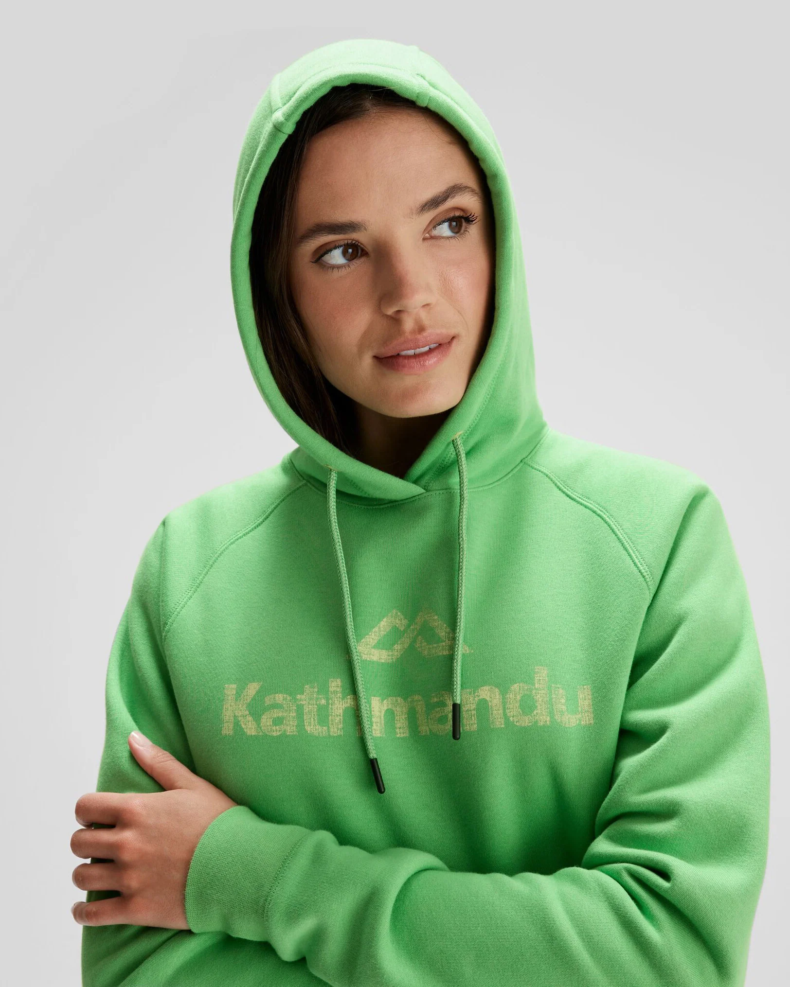 Women's Kathmandu Logo Hoodie - Lizzard - Image 4