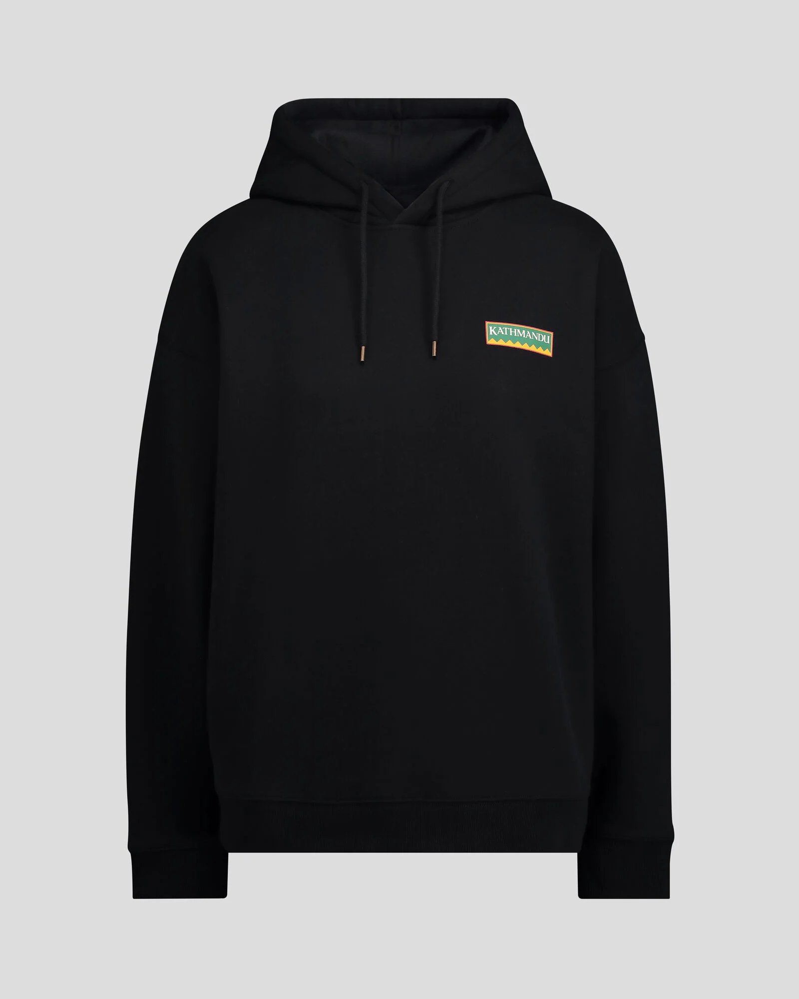 Women's Kathmandu Heritage Logo Slouchy Hoodie - Black - Image 6