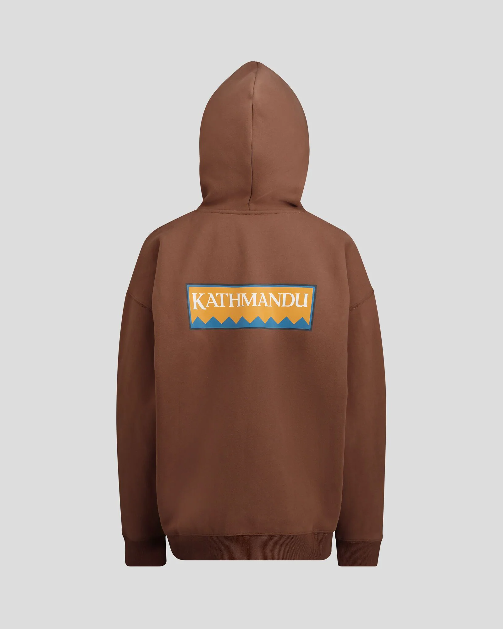 Women's Kathmandu Heritage Logo Slouchy Hoodie - Brown - Image 7