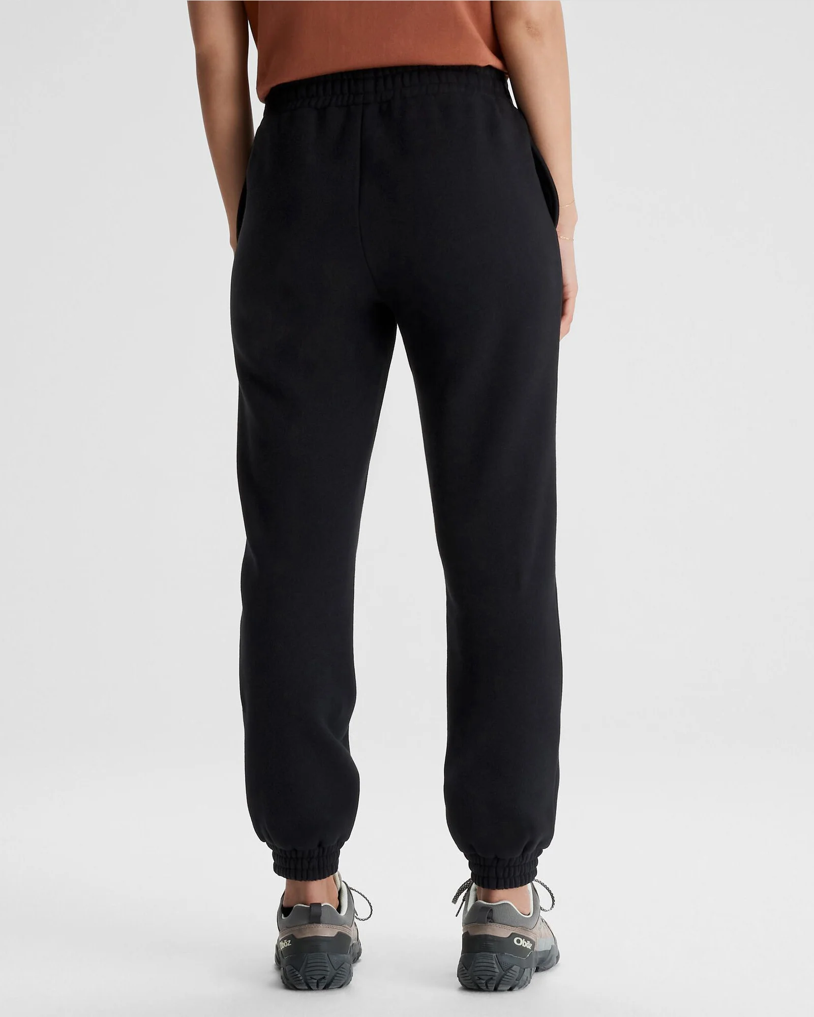 Women's Logo Slouchy BB Joggers - Black - Image 3