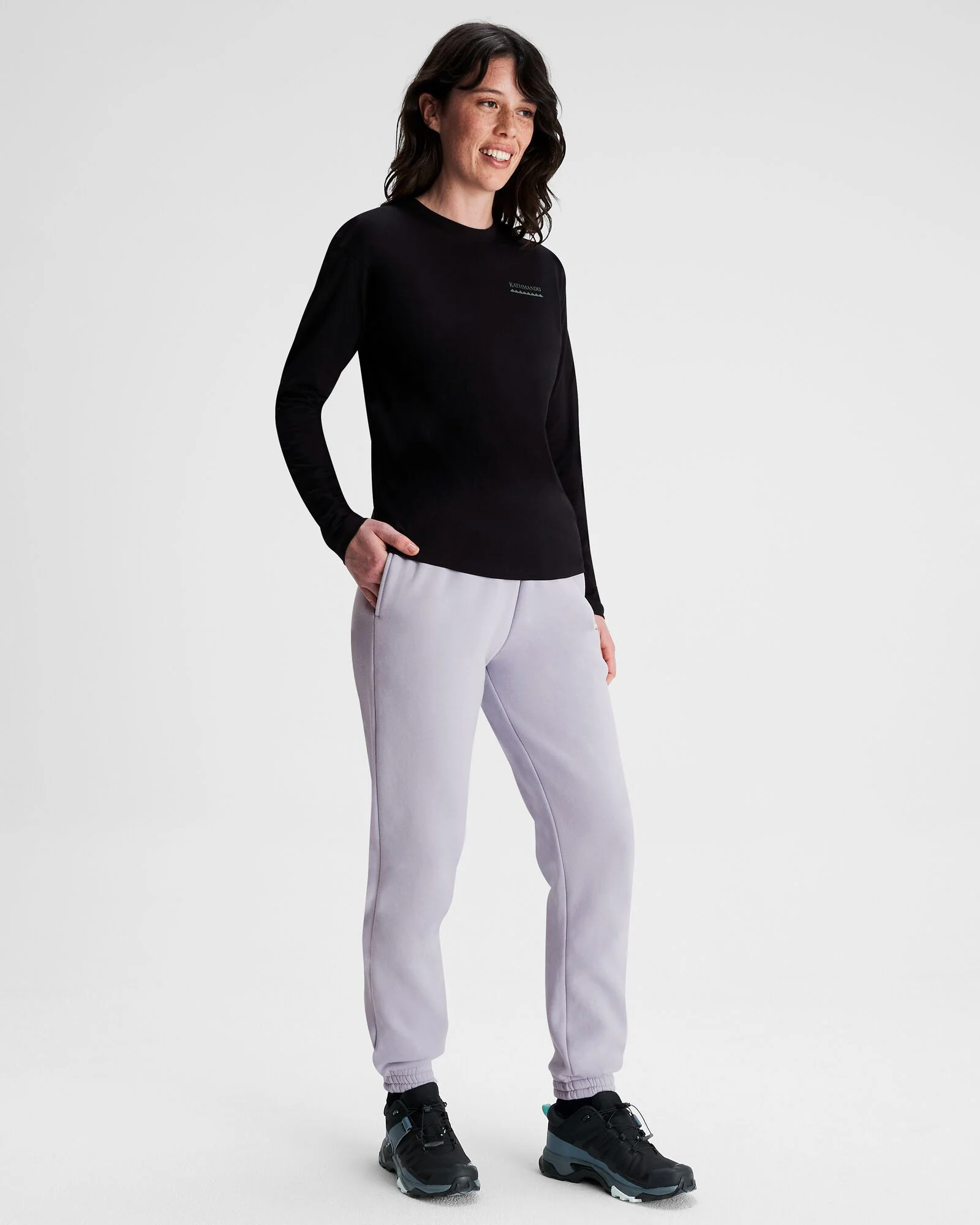 Women's Logo Slouchy BB Joggers - Dusty Lilac - Image 2