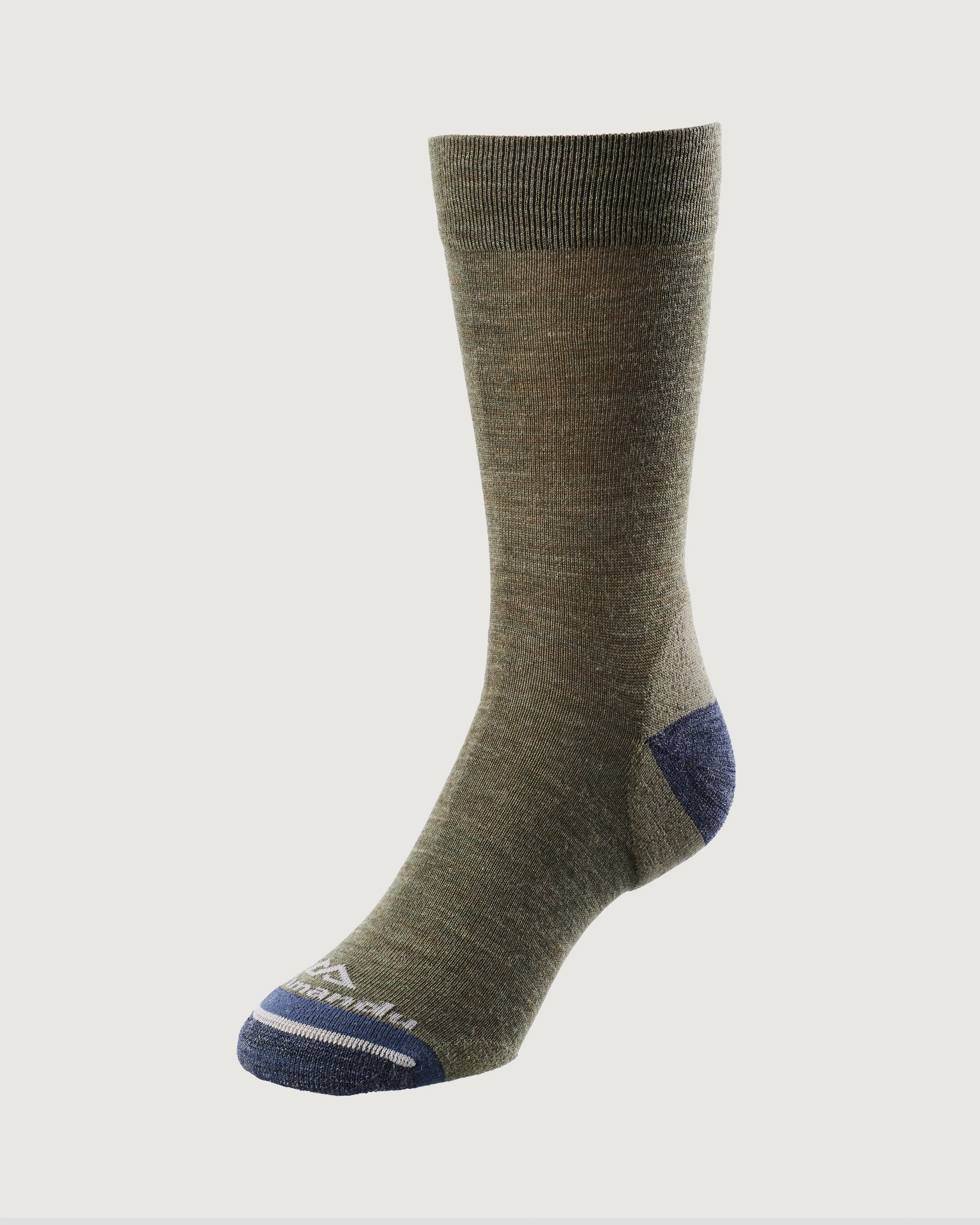 MerinoLINK Travel Light Socks - Sage Green - Image 3