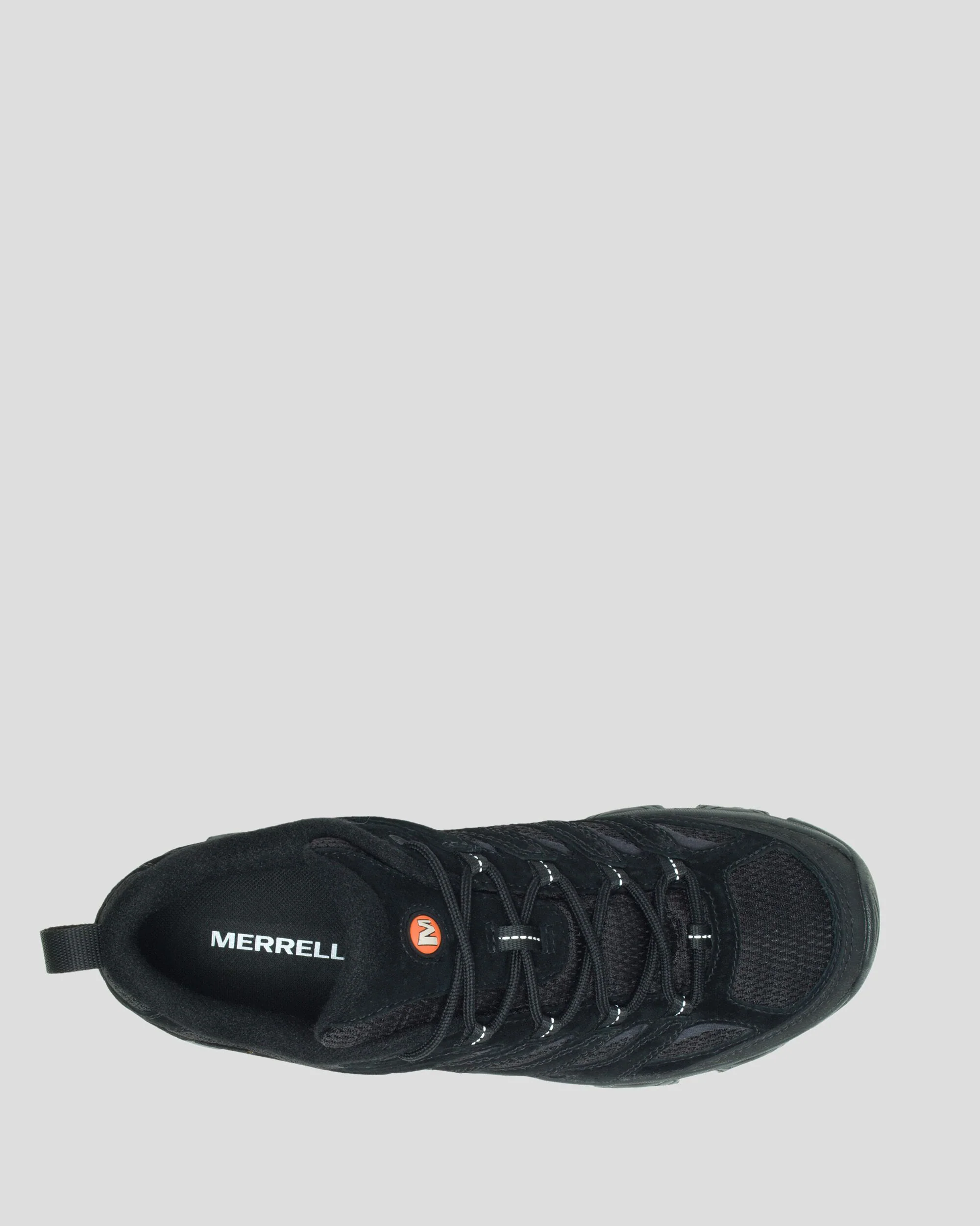 Men's Merrell Moab 3 Waterproof Hiking Shoe - Black/Black - Image 4
