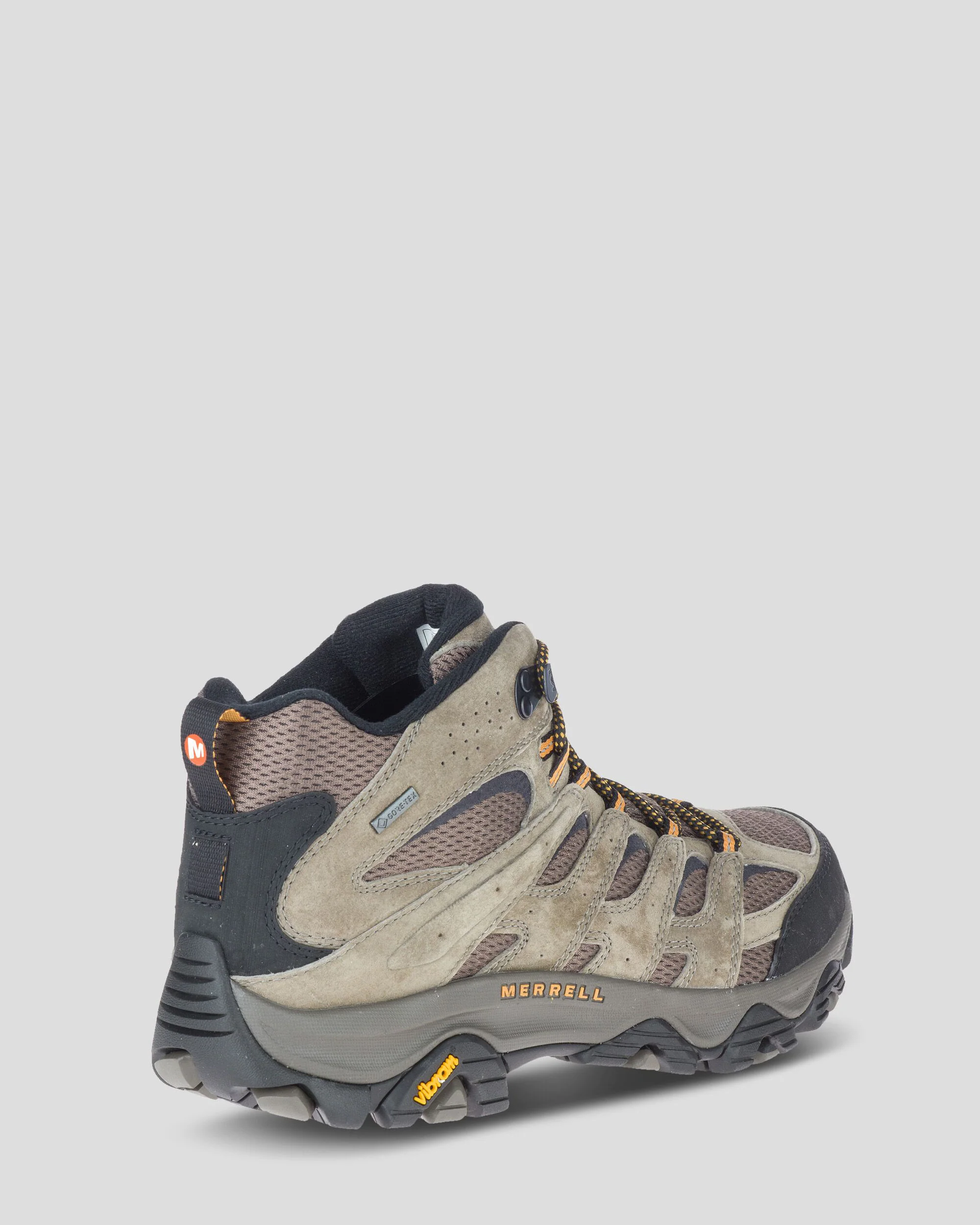 Men's Merrell Moab 3 Mid Waterproof Hiking Boot - Walnut - Image 2