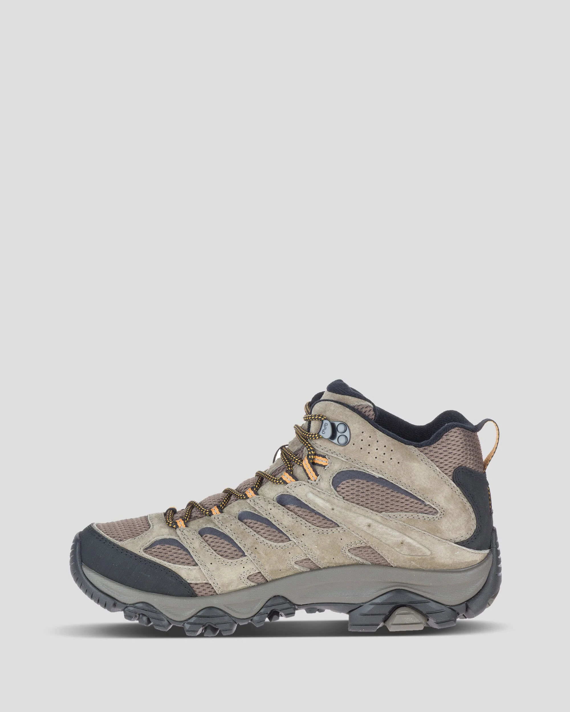 Men's Merrell Moab 3 Mid Waterproof Hiking Boot - Walnut - Image 3