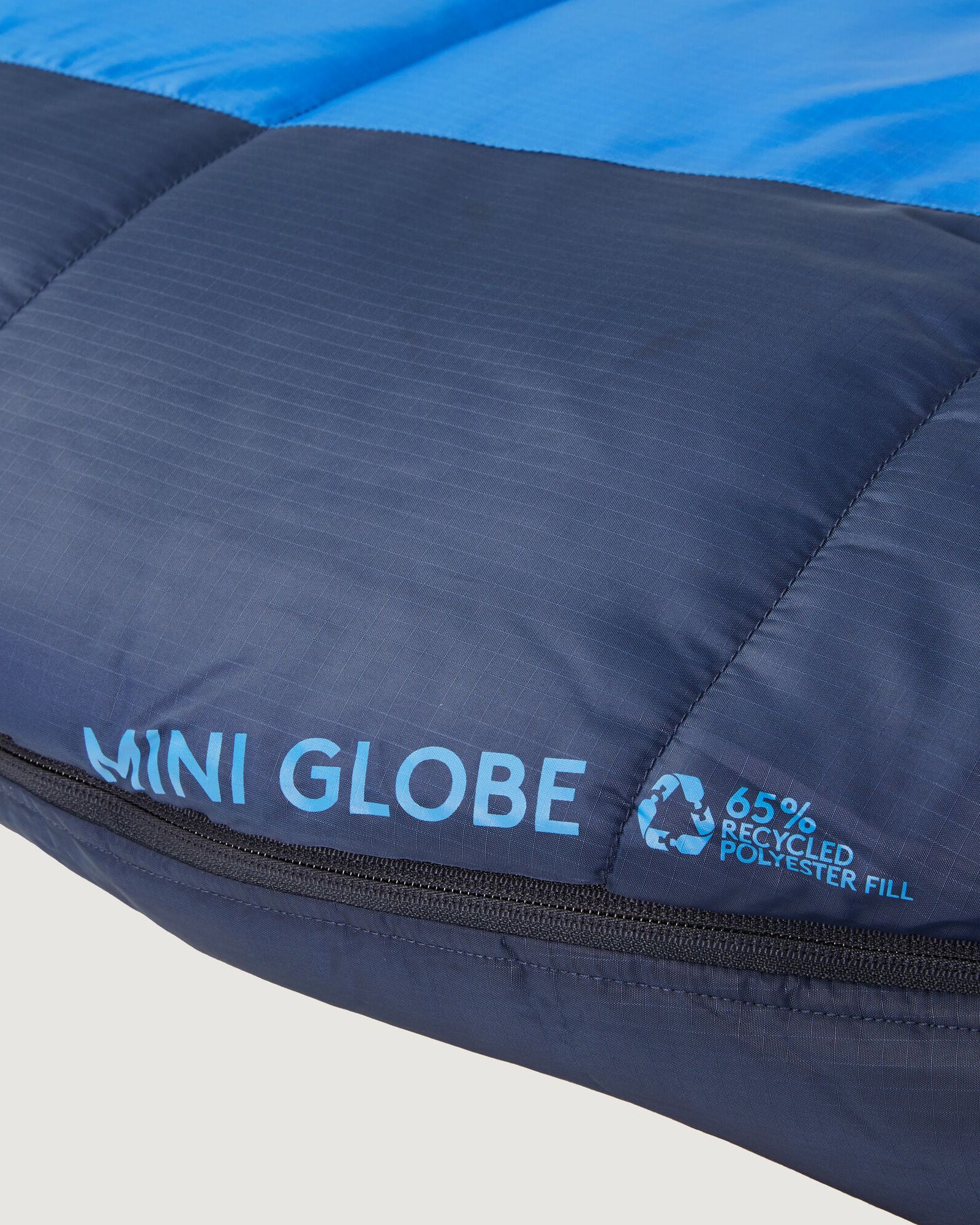 Kids' Mini Globe Sleeping Bag - Azure/Dark Blue - Image 6