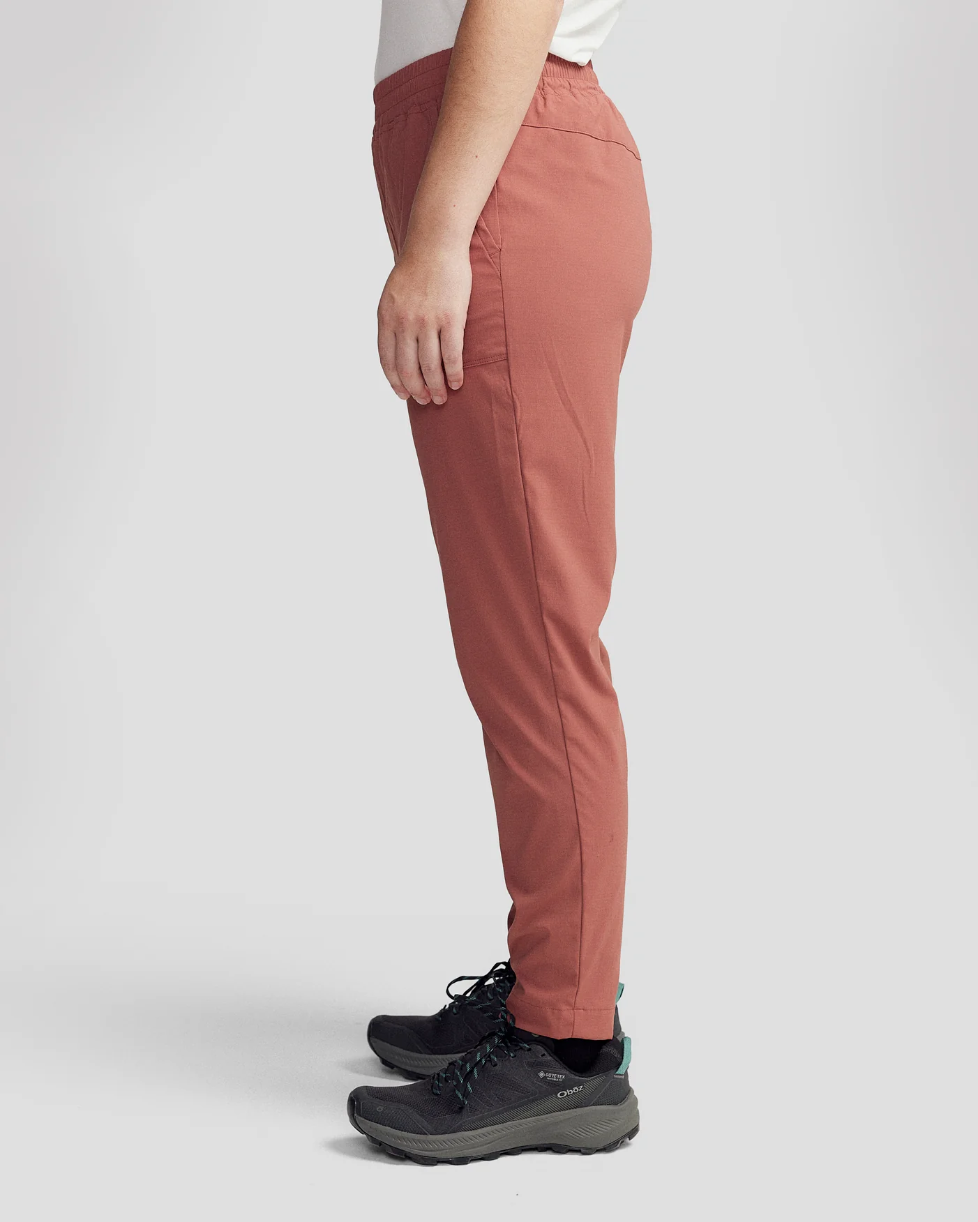 Miro Wmns Tapered Pants - Dark Clay - Image 3