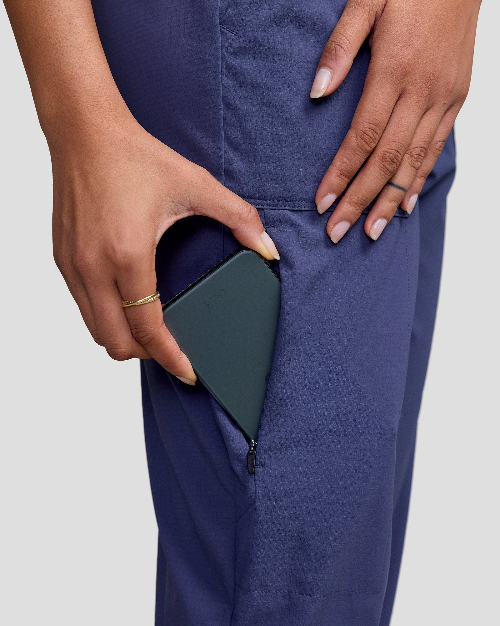 Women's Miro Tapered Pants - Mid Navy - Image 2