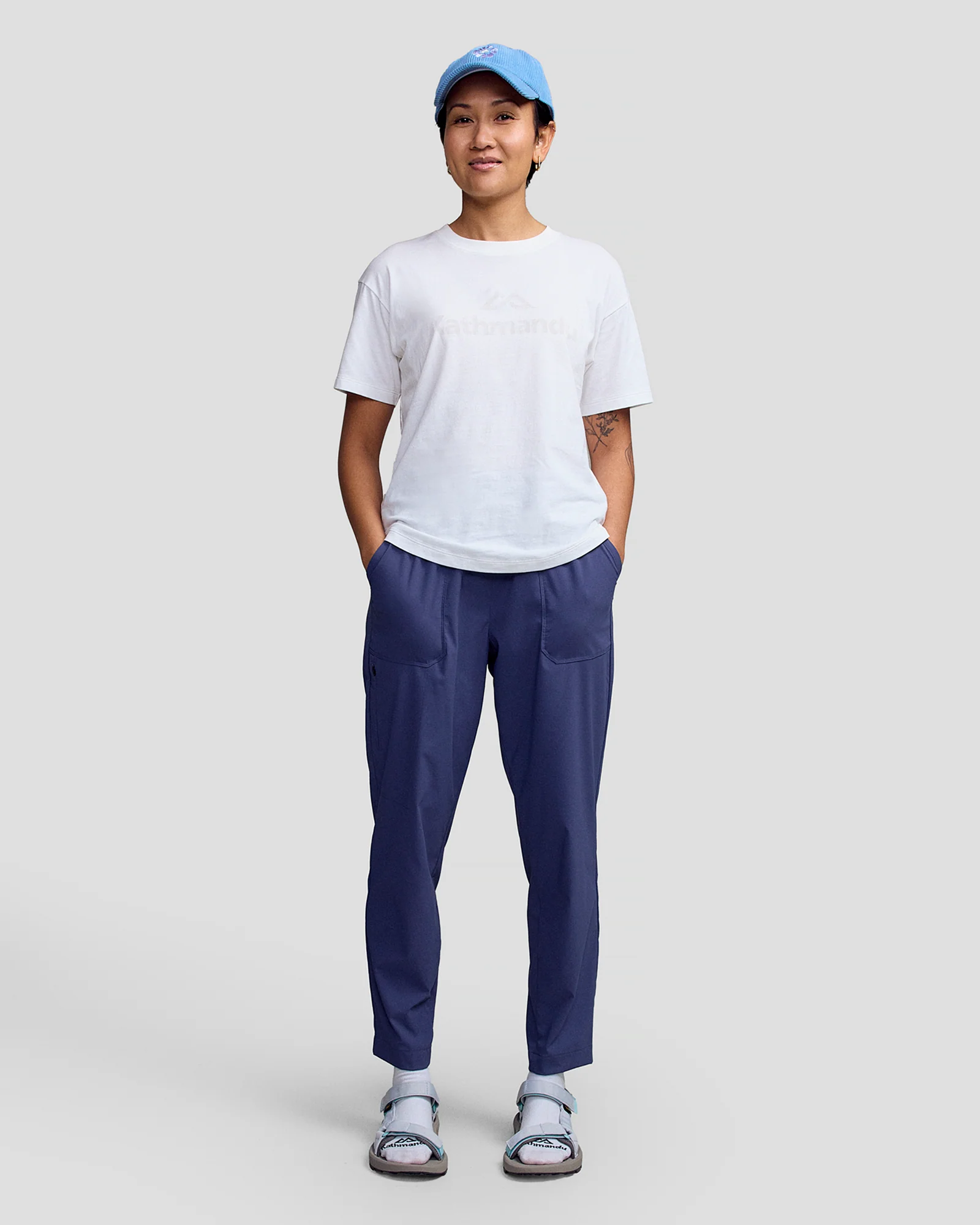 Women's Miro Tapered Pants - Mid Navy - Image 5