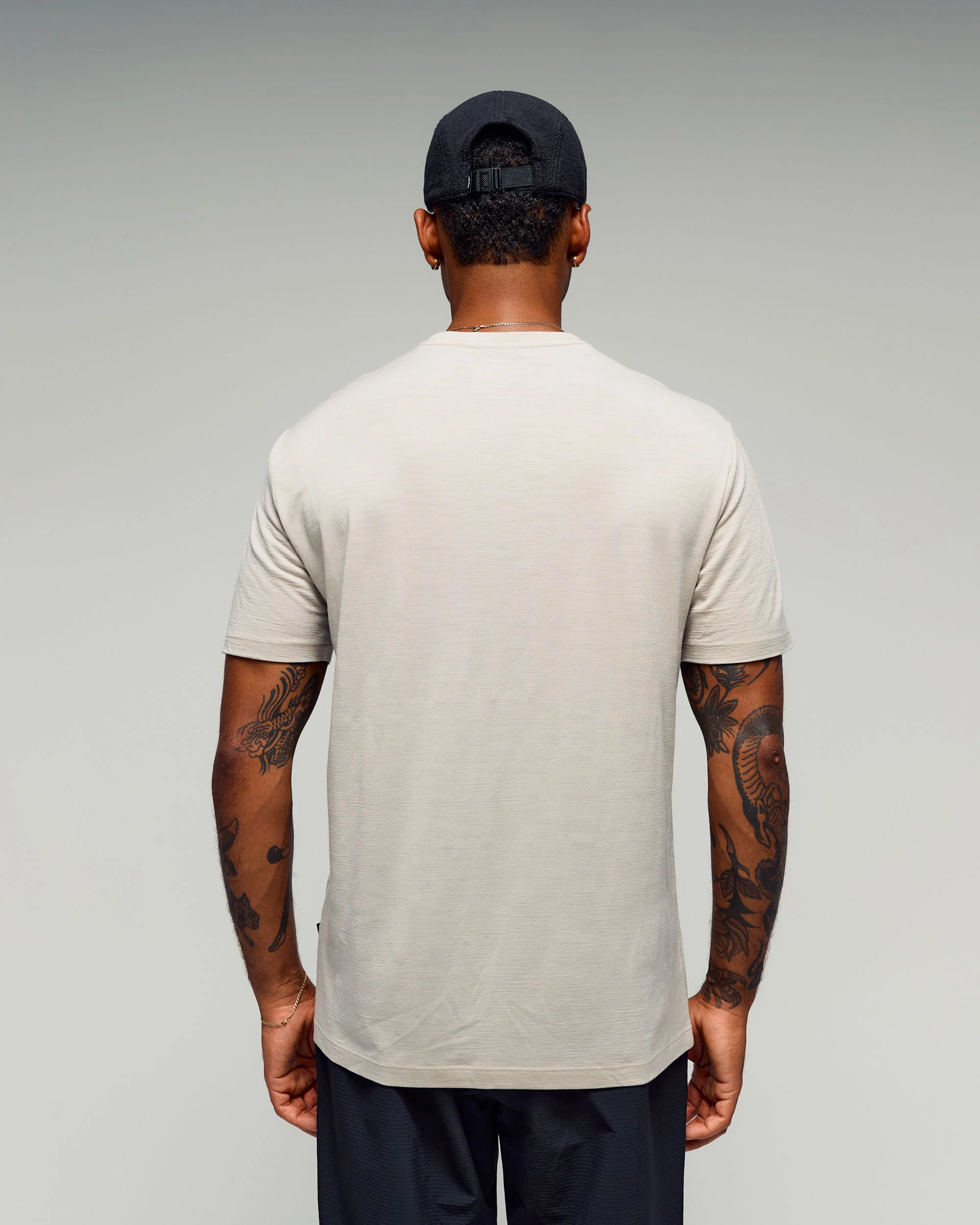 Men's 100% Merino Graphic T-Shirt -  Light Hike - Image 3