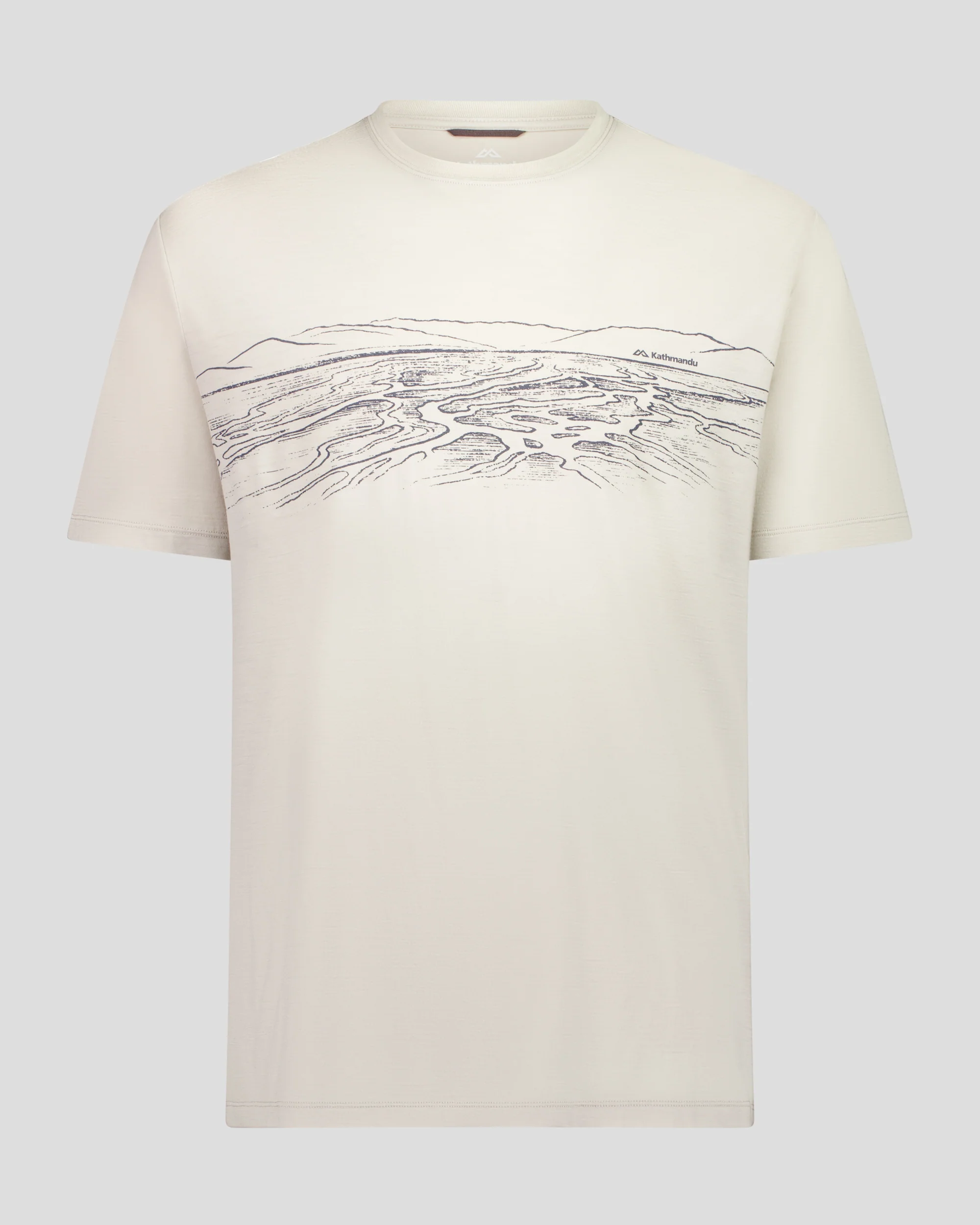 Men's 100% Merino Graphic T-Shirt -  Light Hike - Image 4
