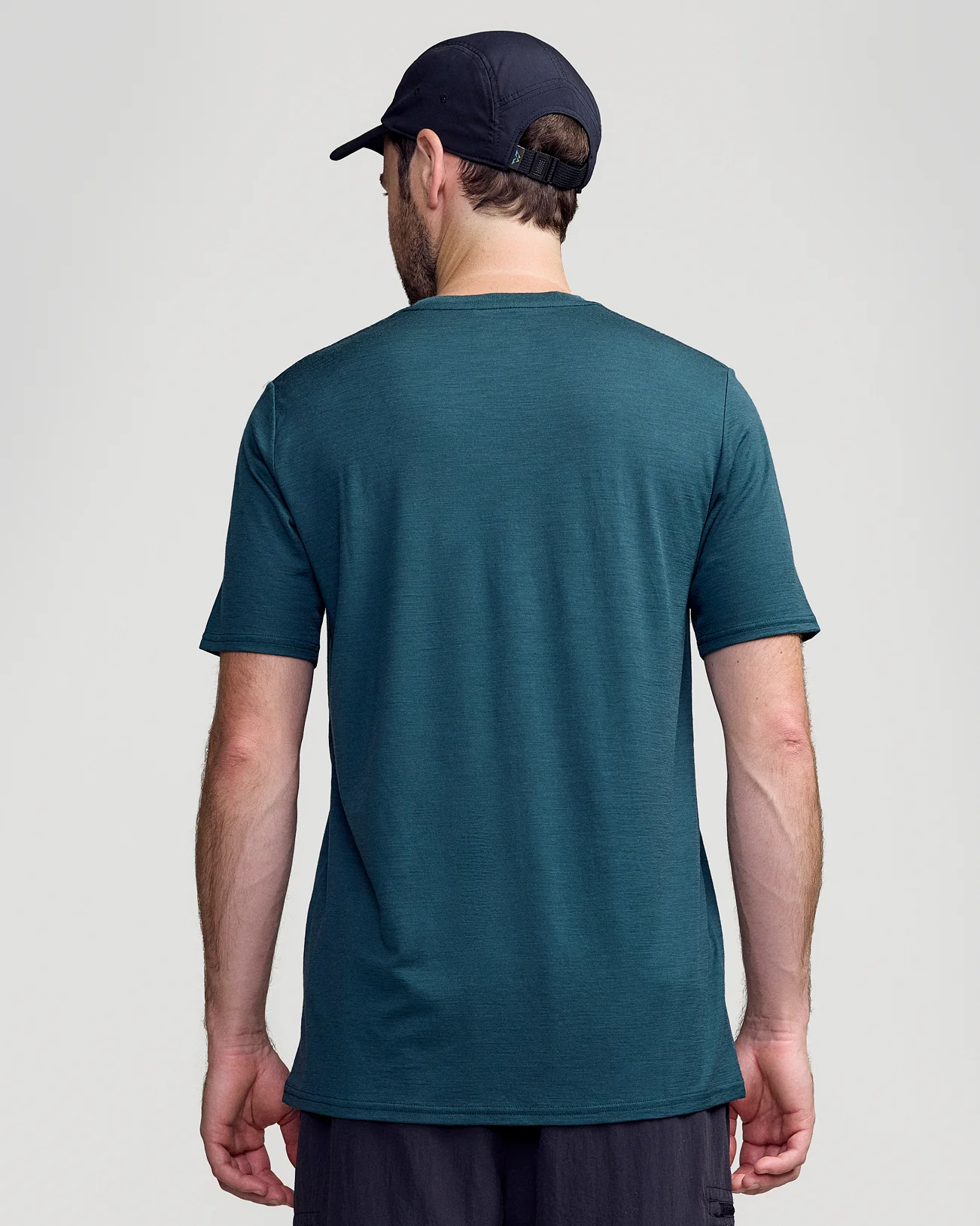 Men's 100% Merino T-shirt - Deep Forest - Image 4