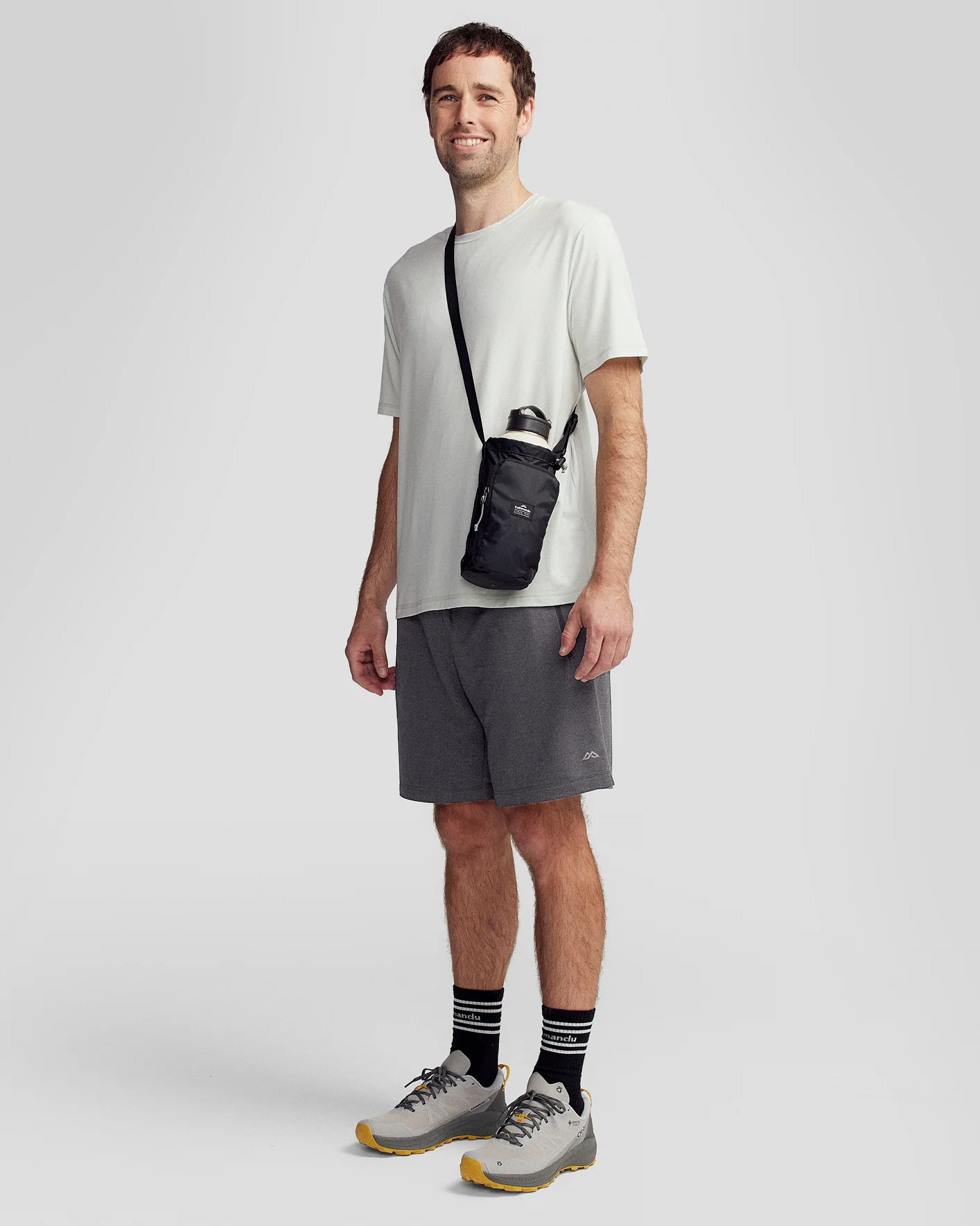 Men’s Anytime 7” Shorts - Mid Grey Marle - Image 2