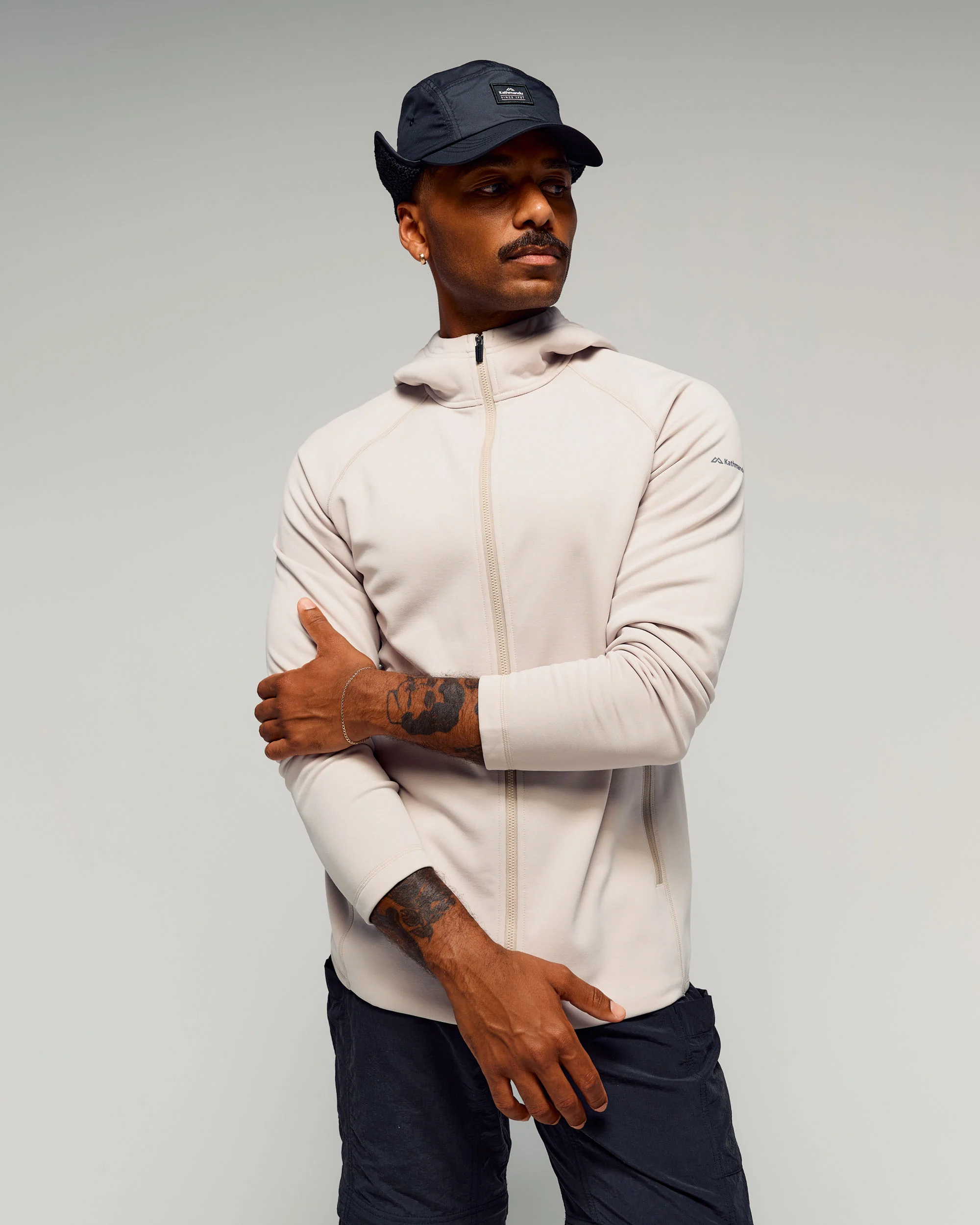 Men's Anytime Fleece Hooded Jacket -  Light Hike - Image 2