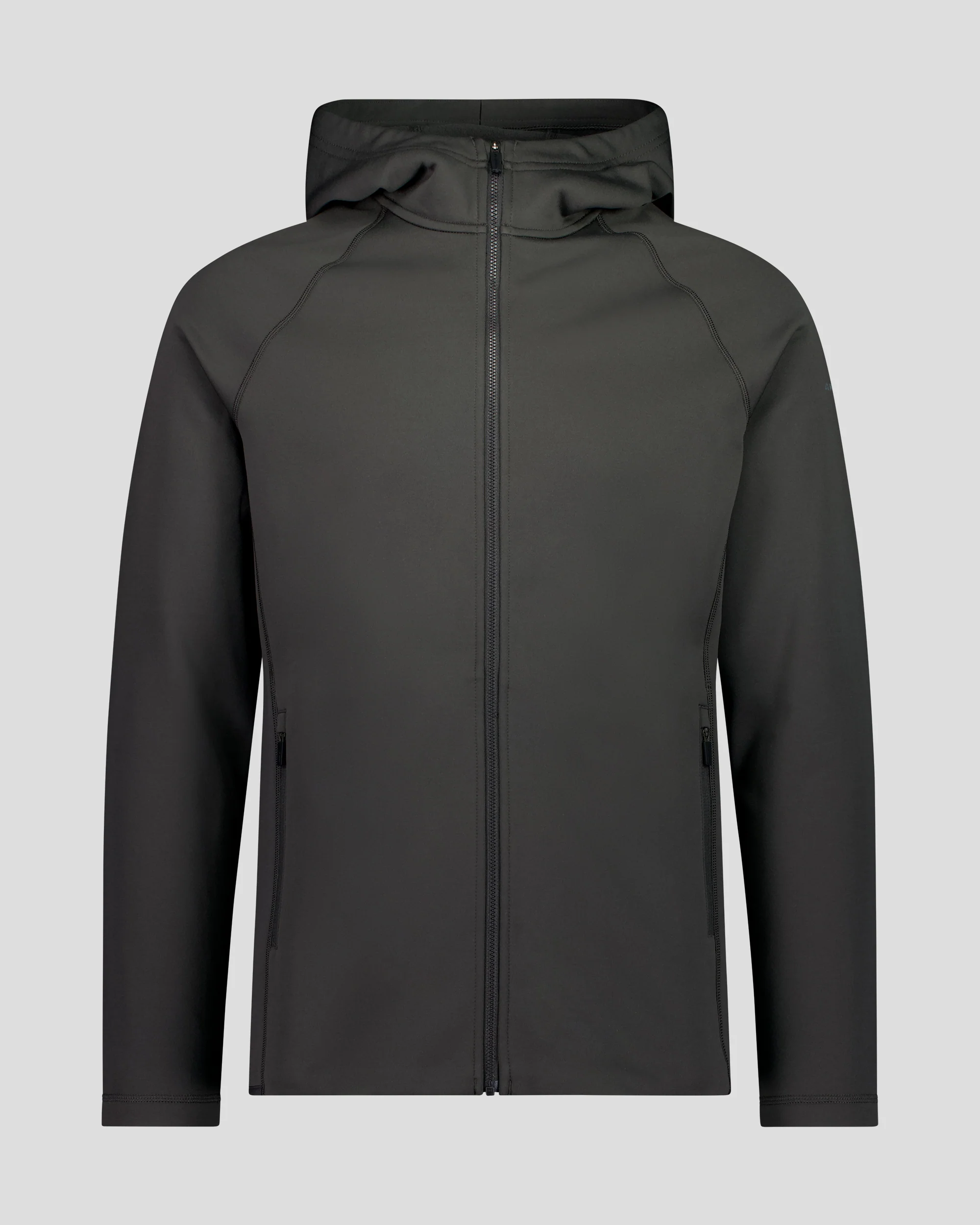 Men's Anytime Fleece Hooded Jacket -  Washed Black - Image 5