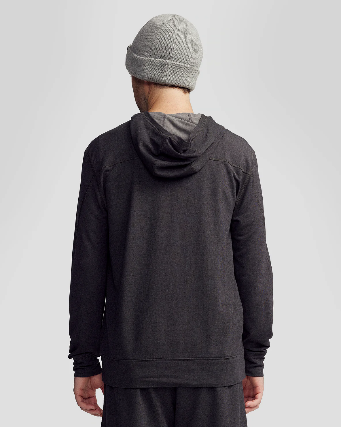 Men’s Anytime Hoodie - Charcoal Marle - Image 4