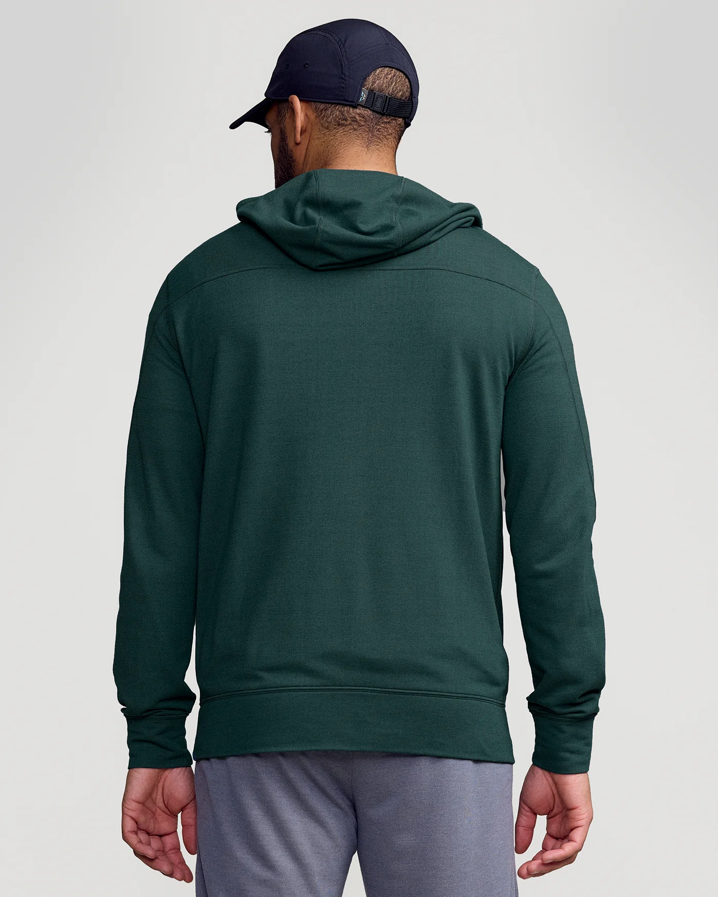 Men’s Anytime Hoodie - Deep Lagoon Marle - Image 3