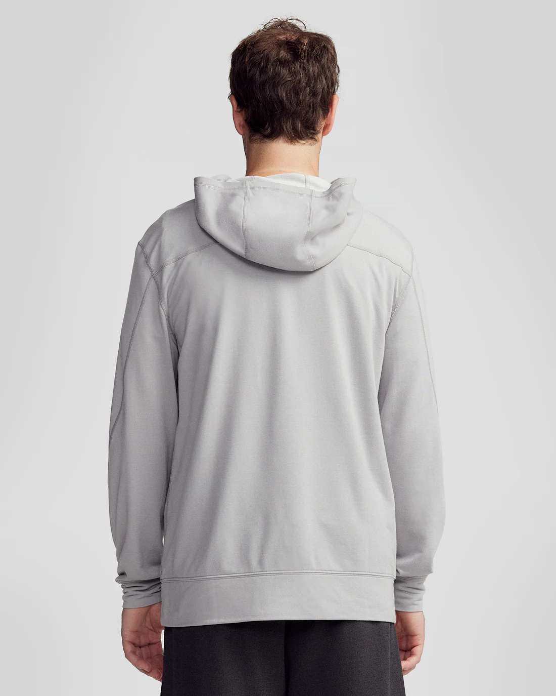 Men’s Anytime Hoodie - Light Grey Marle - Image 5