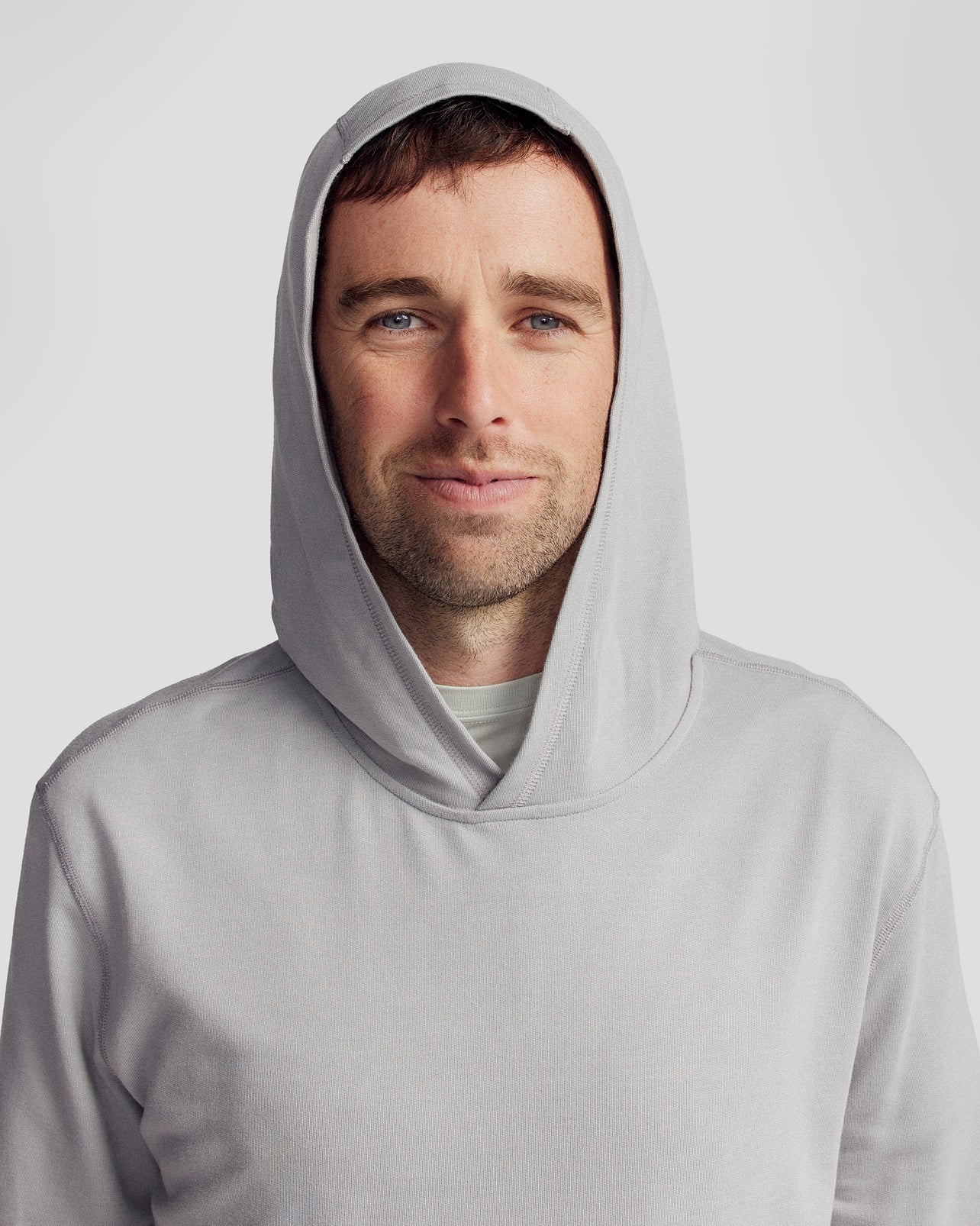 Men’s Anytime Hoodie - Light Grey Marle - Image 6