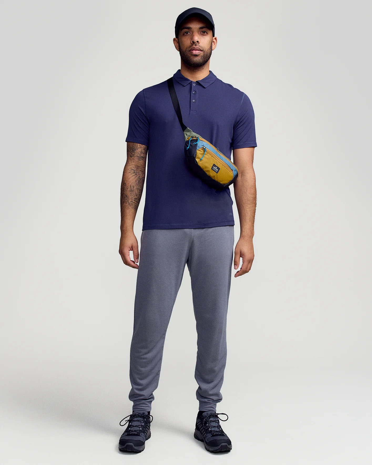 Men’s Anytime Joggers - Mid Grey Marle - Image 2