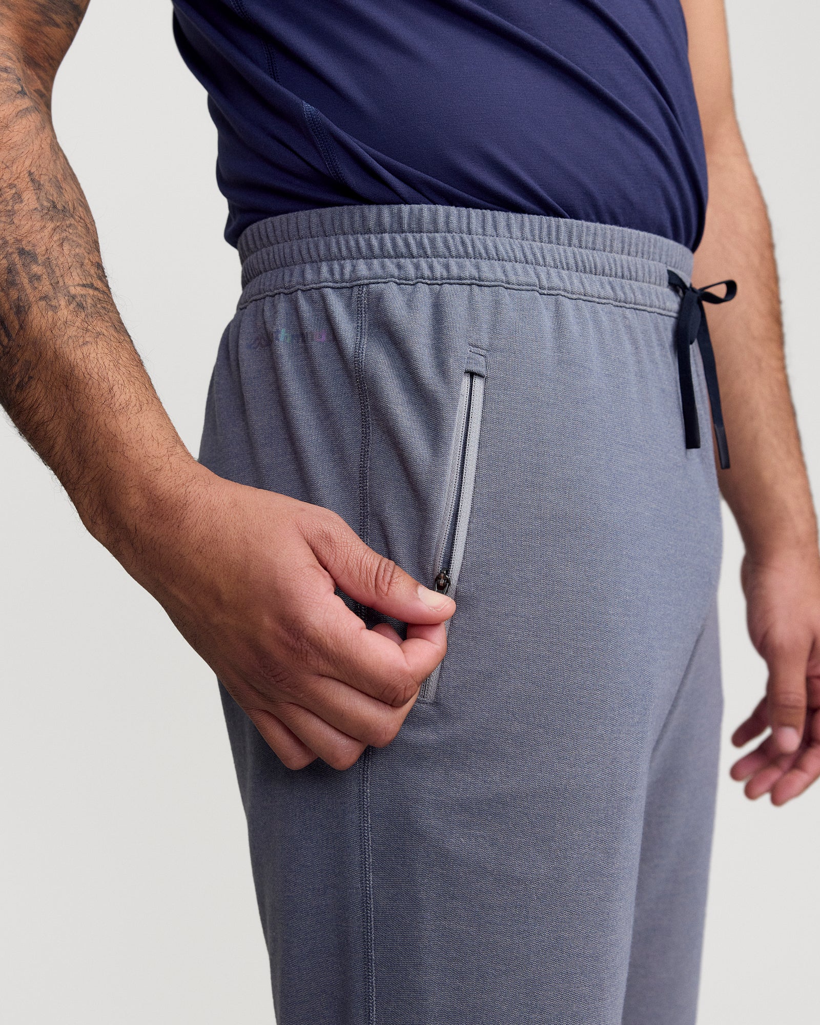 Men’s Anytime Joggers - Mid Grey Marle - Image 5
