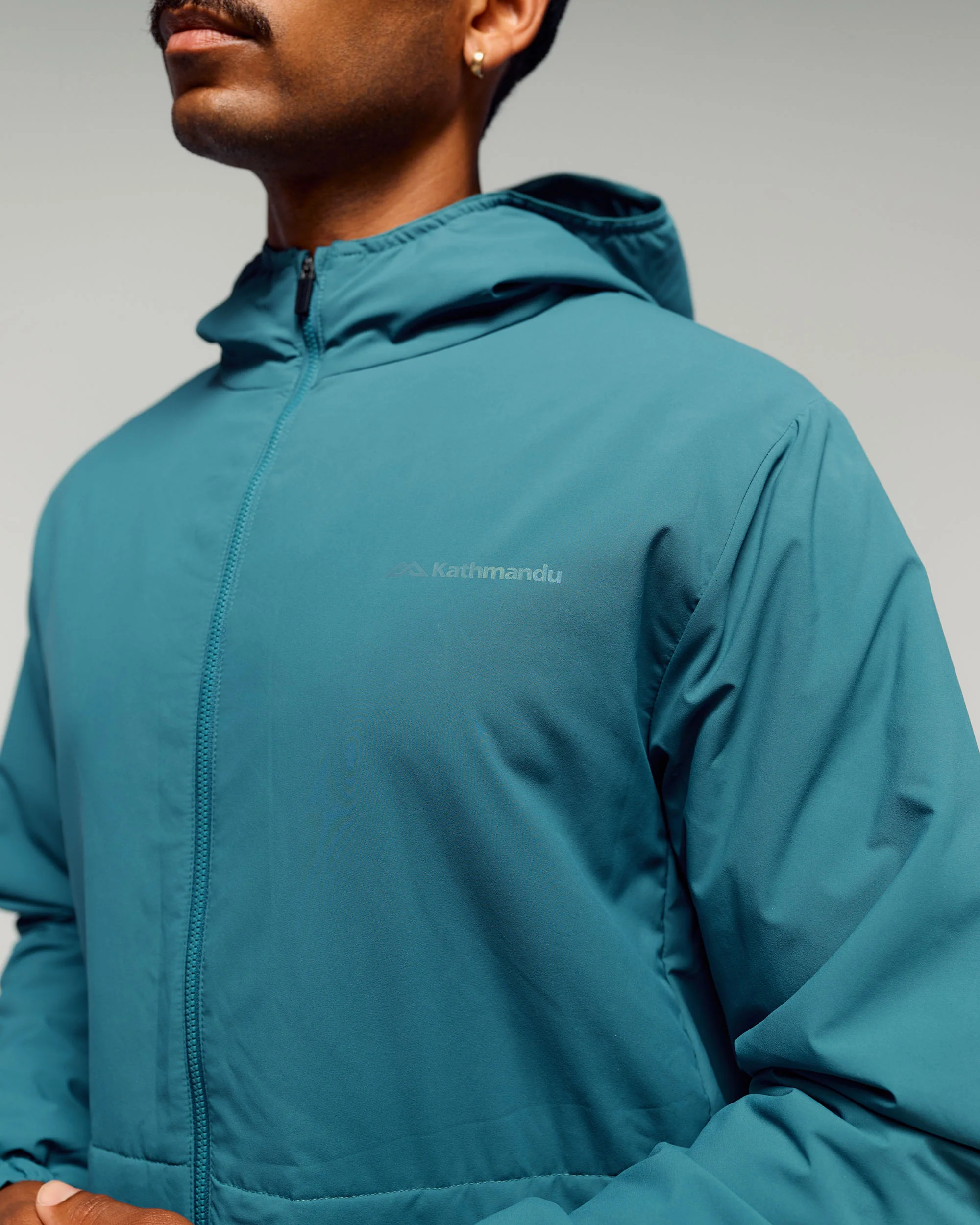 Men's Anytime LT Insulated Hooded Jacket -  Ocean - Image 4