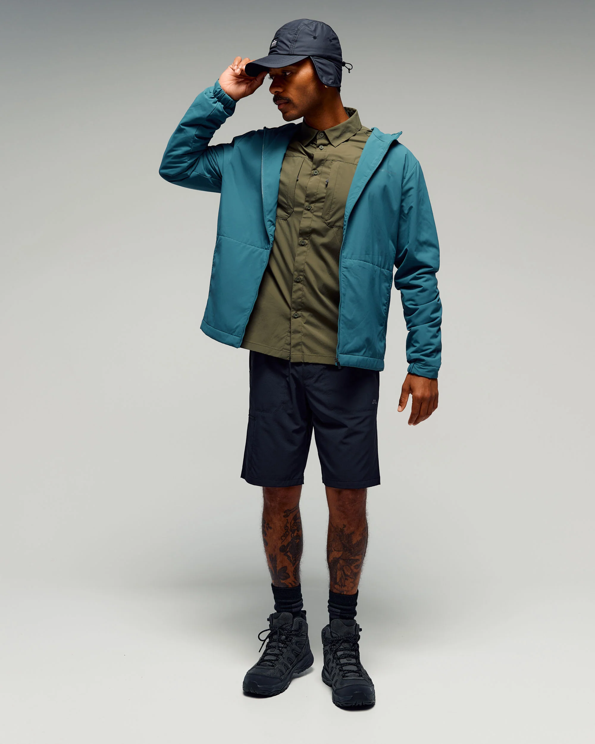 Men's Anytime LT Insulated Hooded Jacket -  Ocean - Image 6
