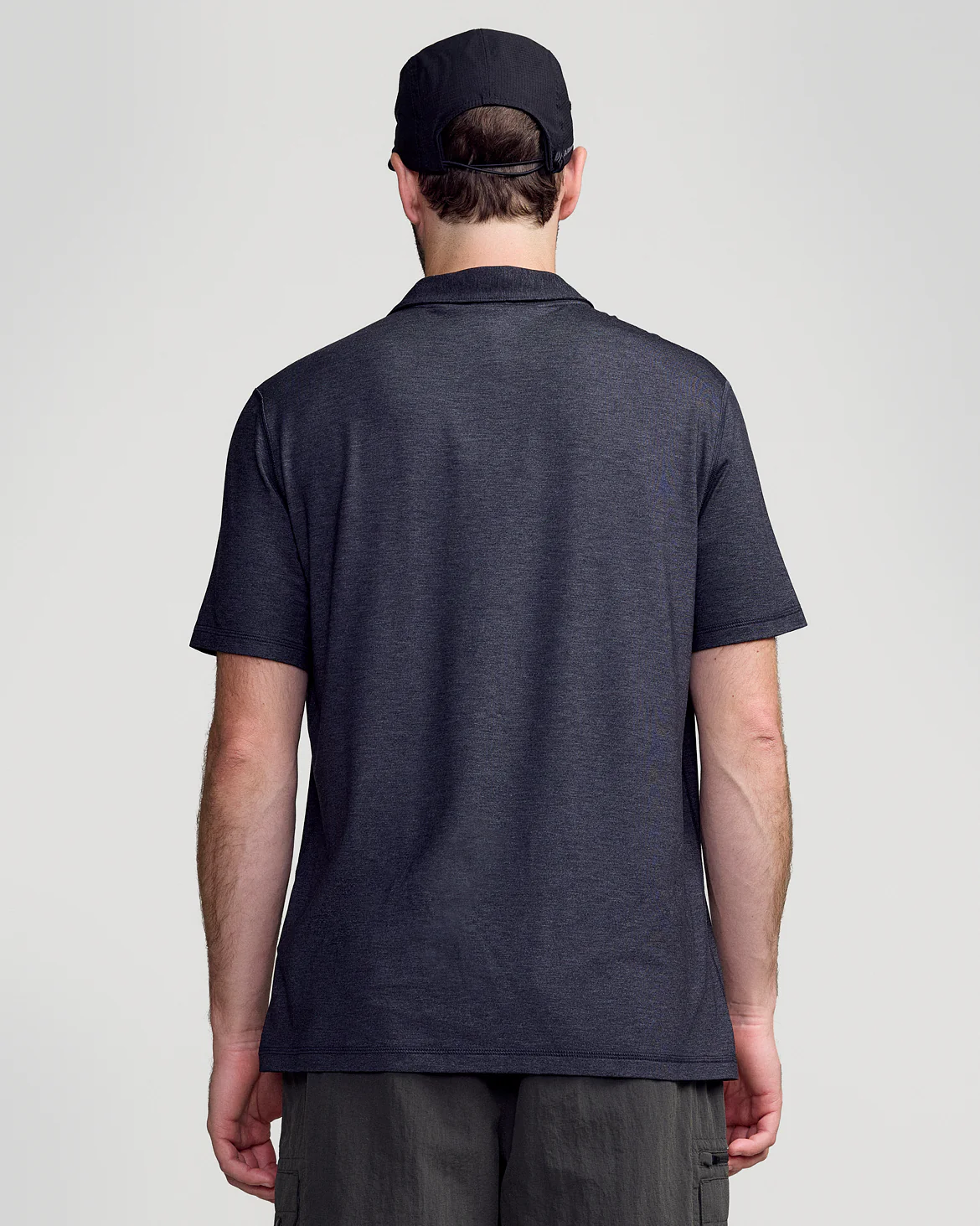 Men’s Anytime Polo - Charcoal Marle - Image 4