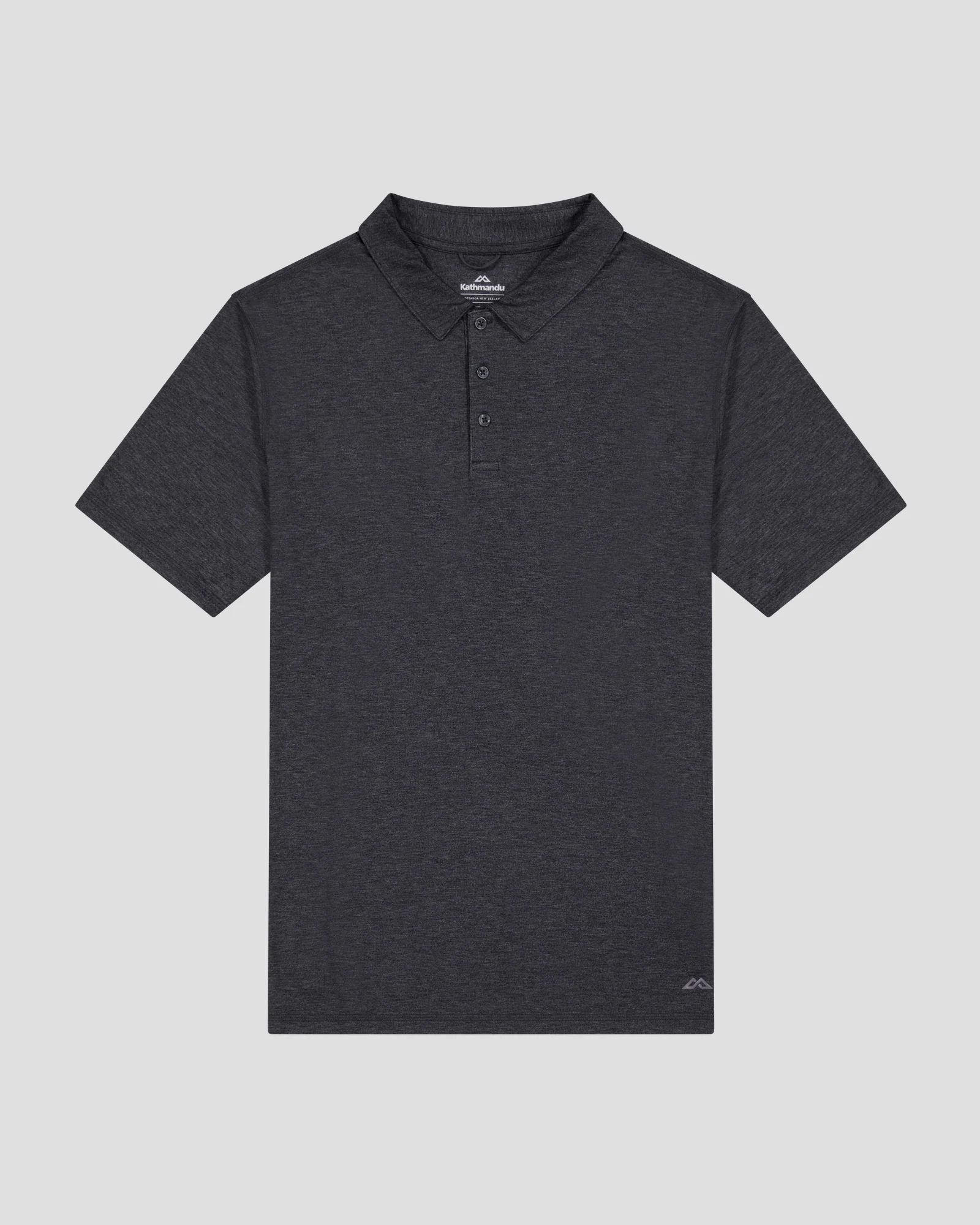 Men’s Anytime Polo - Charcoal Marle - Image 5