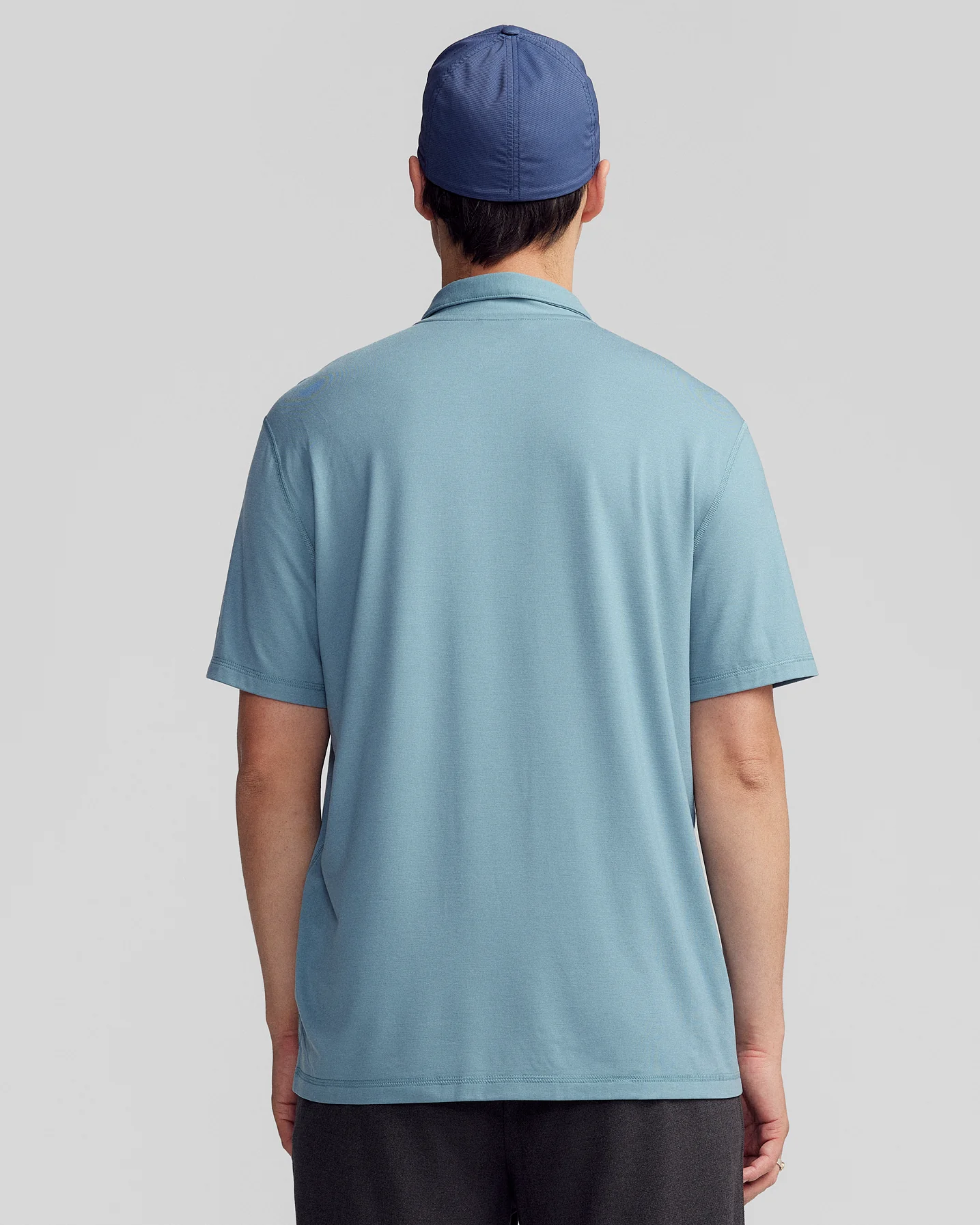 Men’s Anytime Polo - Washed Blue - Image 5