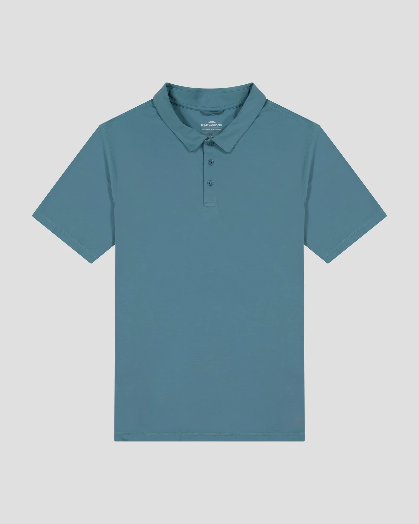 Men’s Anytime Polo - Washed Blue - Image 7