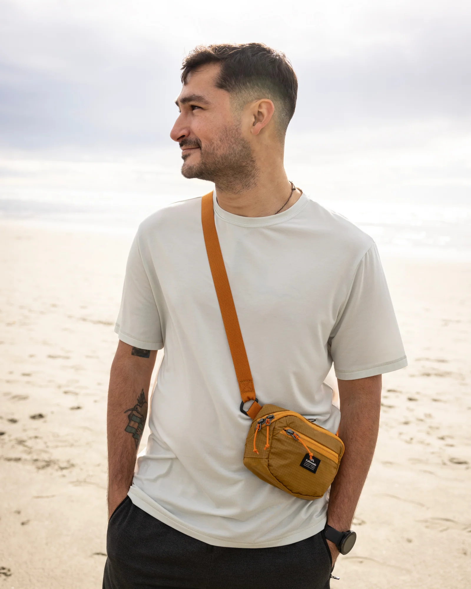 Men’s Anytime T - shirt - Light Sage - Image 2