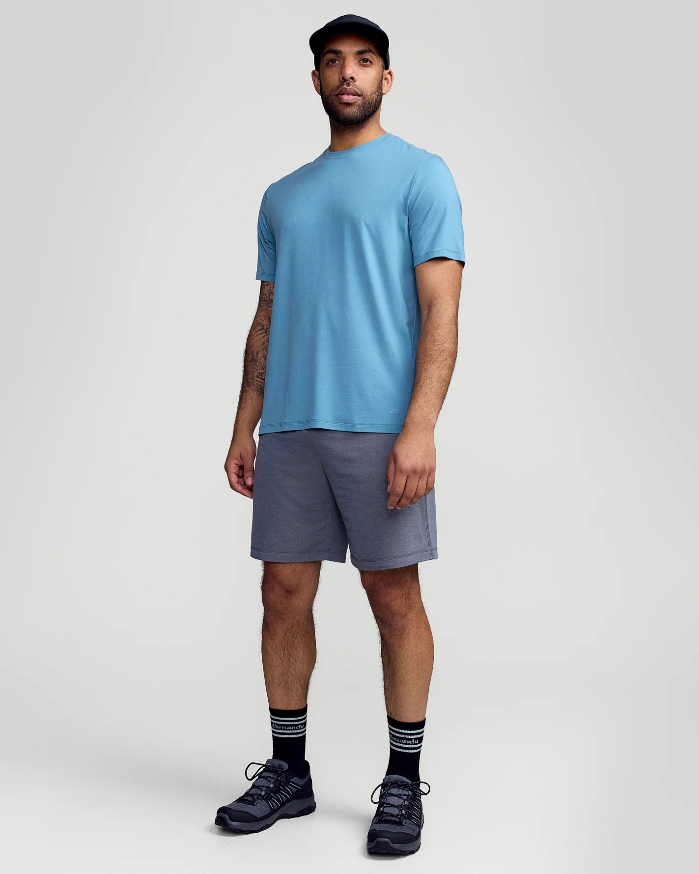 Men’s Anytime T - shirt - Washed Blue - Image 2