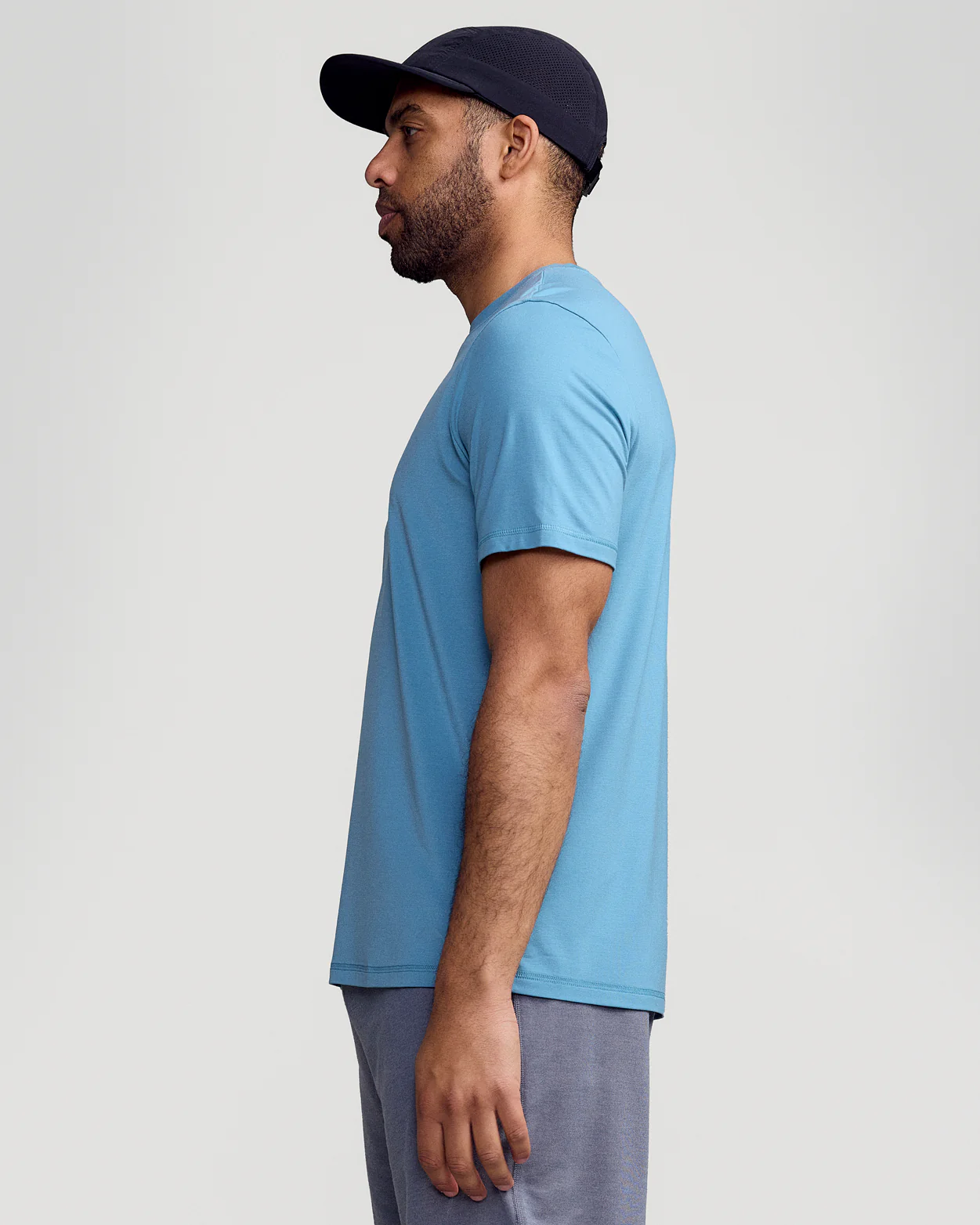 Men’s Anytime T - shirt - Washed Blue - Image 3