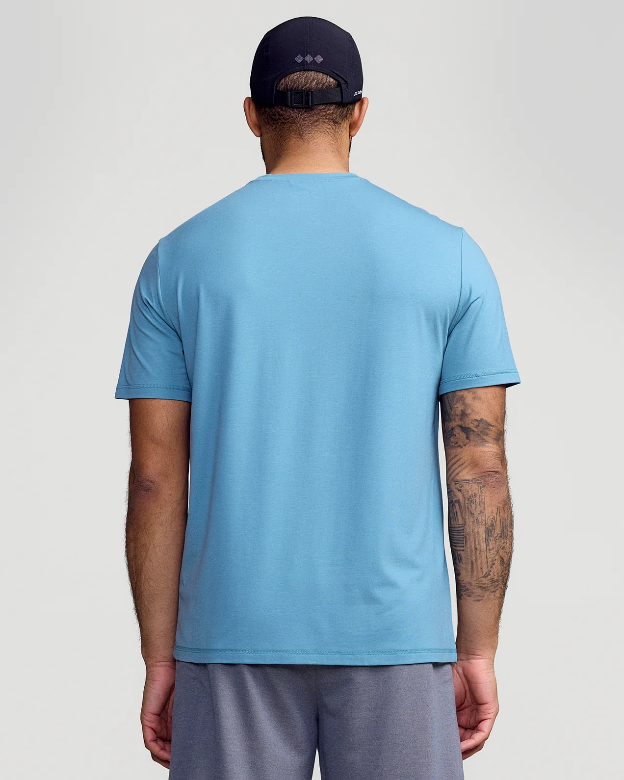 Men’s Anytime T - shirt - Washed Blue - Image 4