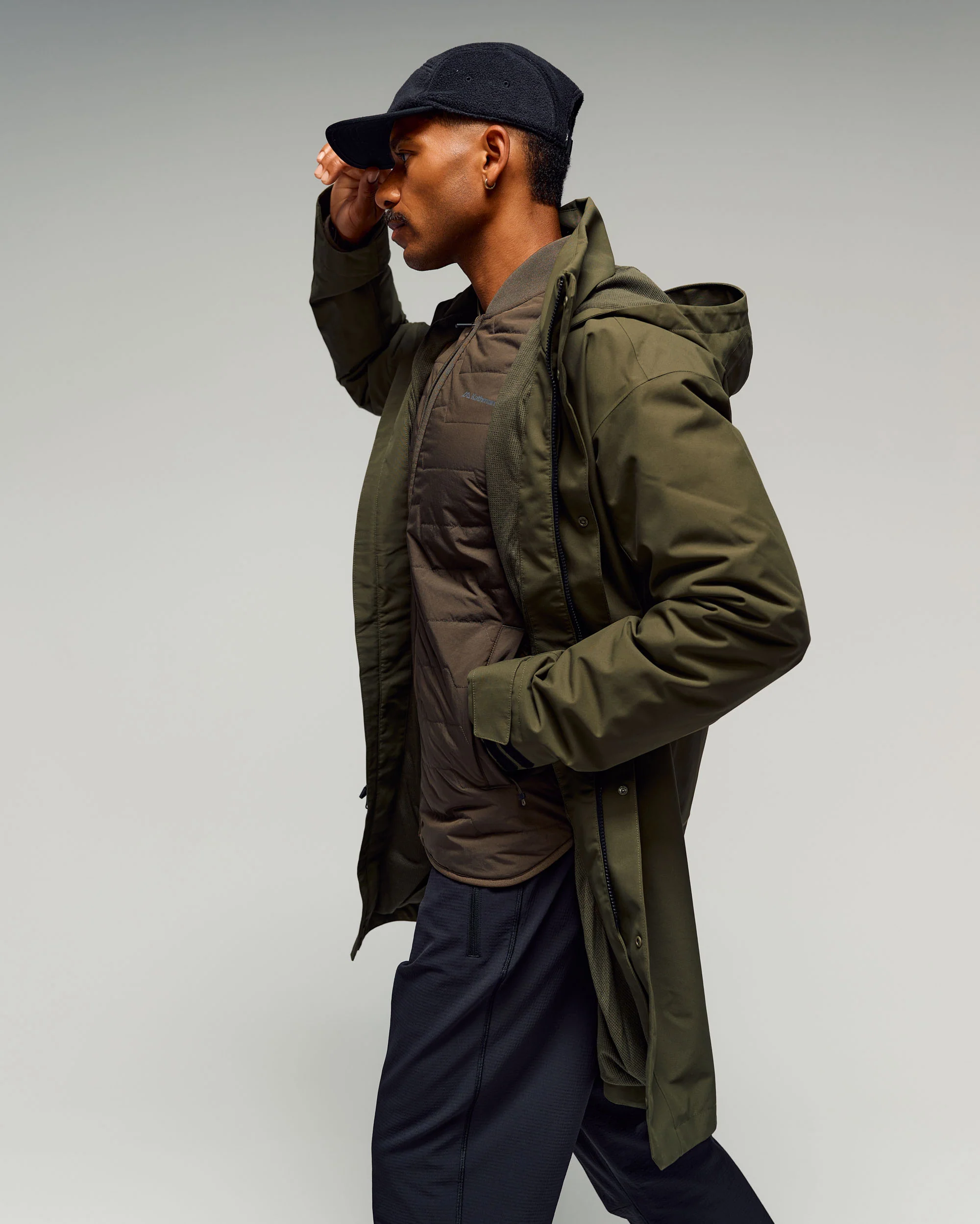 Men's Citytrek 2L Rain Insulated 3in1 Parka -  Light Moss - Image 4