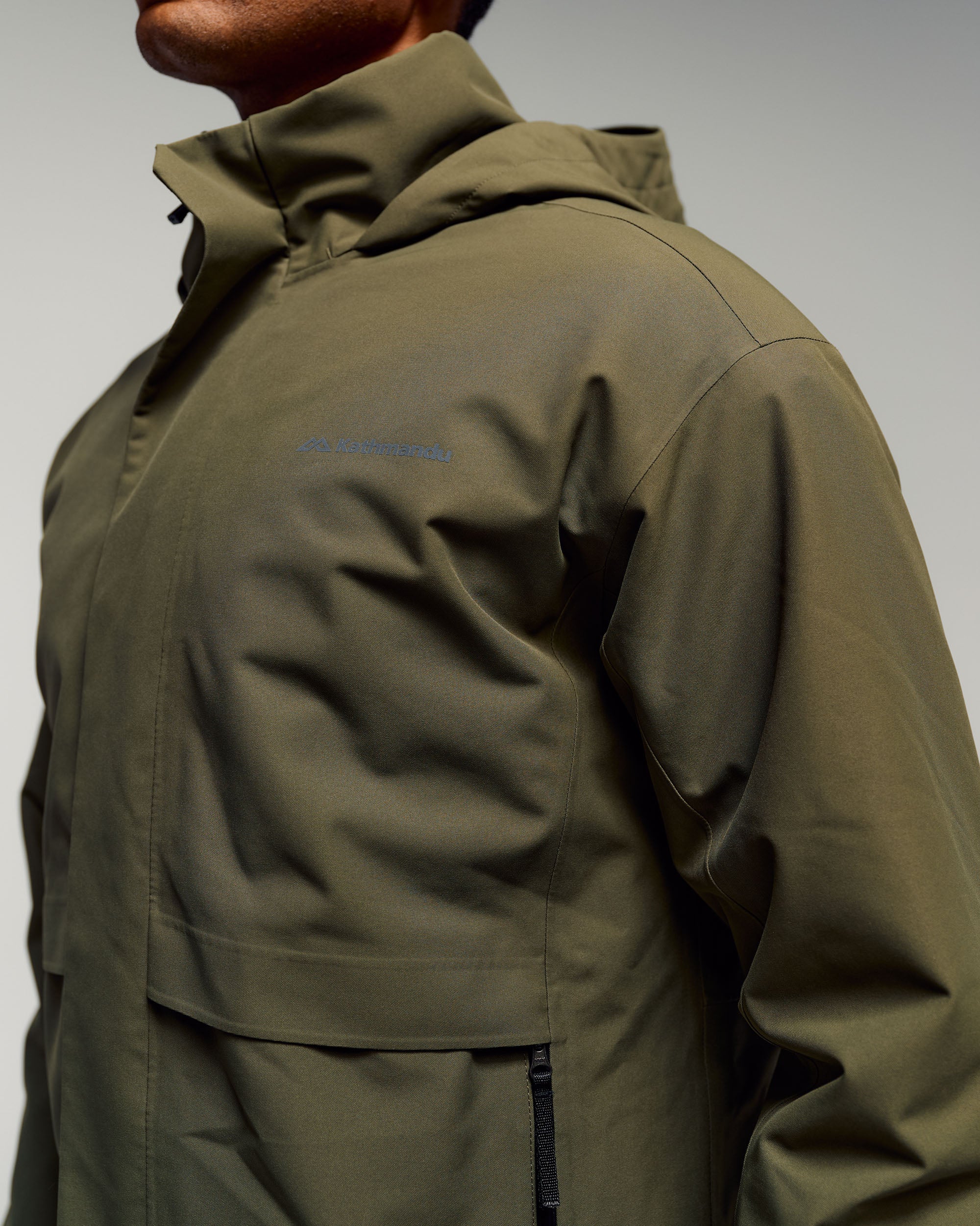 Men's Citytrek 2L Rain Insulated 3in1 Parka -  Light Moss - Image 7