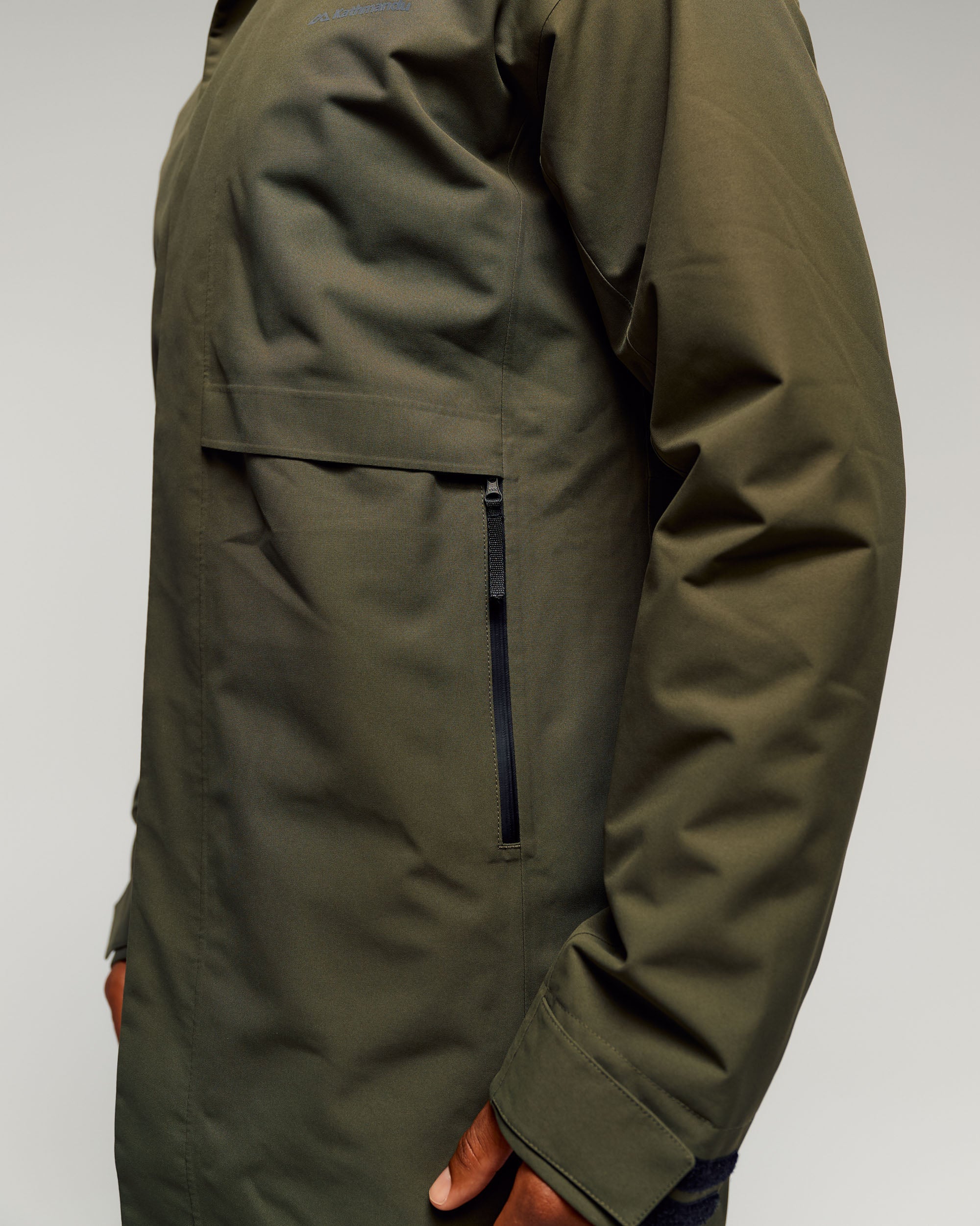 Men's Citytrek 2L Rain Insulated 3in1 Parka -  Light Moss - Image 8