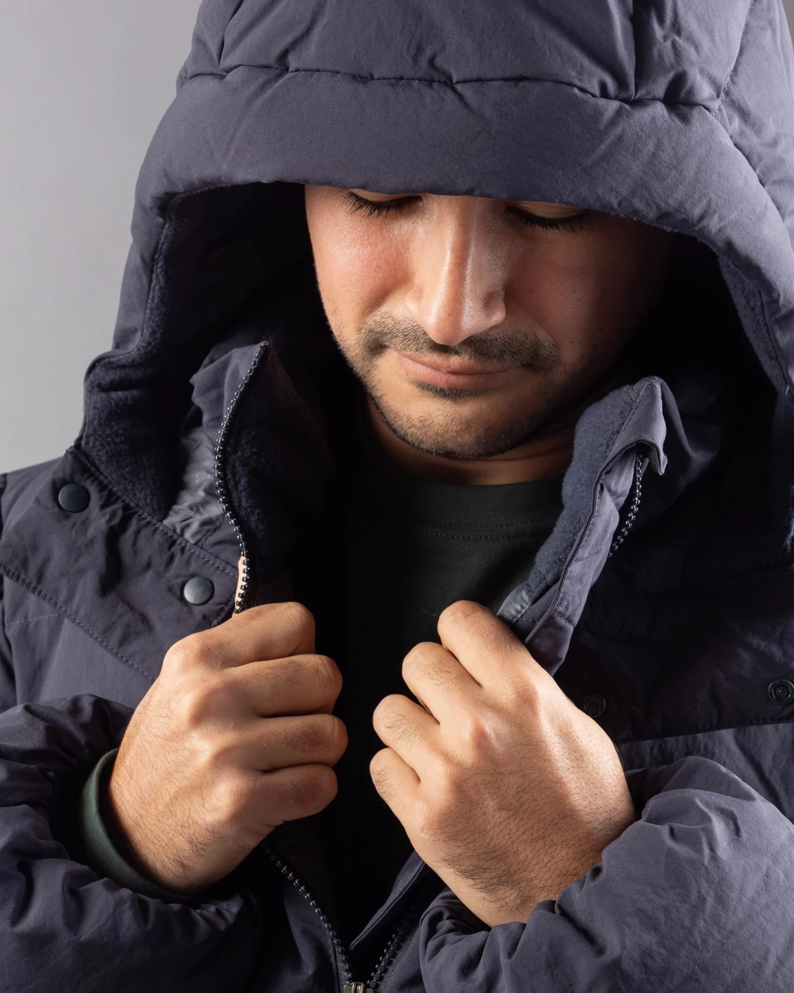Men's Epiq Down Heritage Parka Jacket - Pure Navy - Image 2
