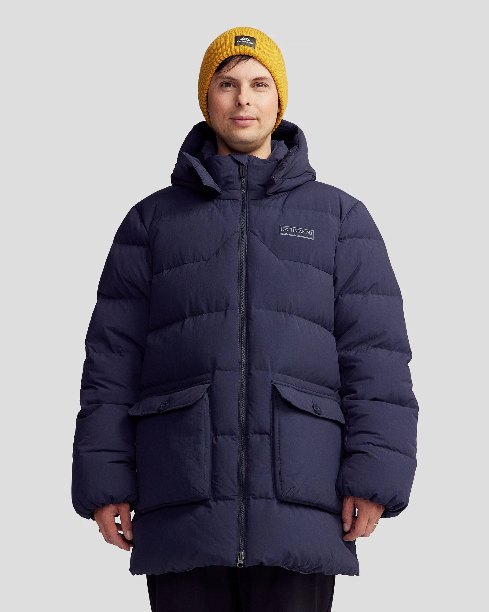 Men's Epiq Down Heritage Parka Jacket - Pure Navy - Image 5