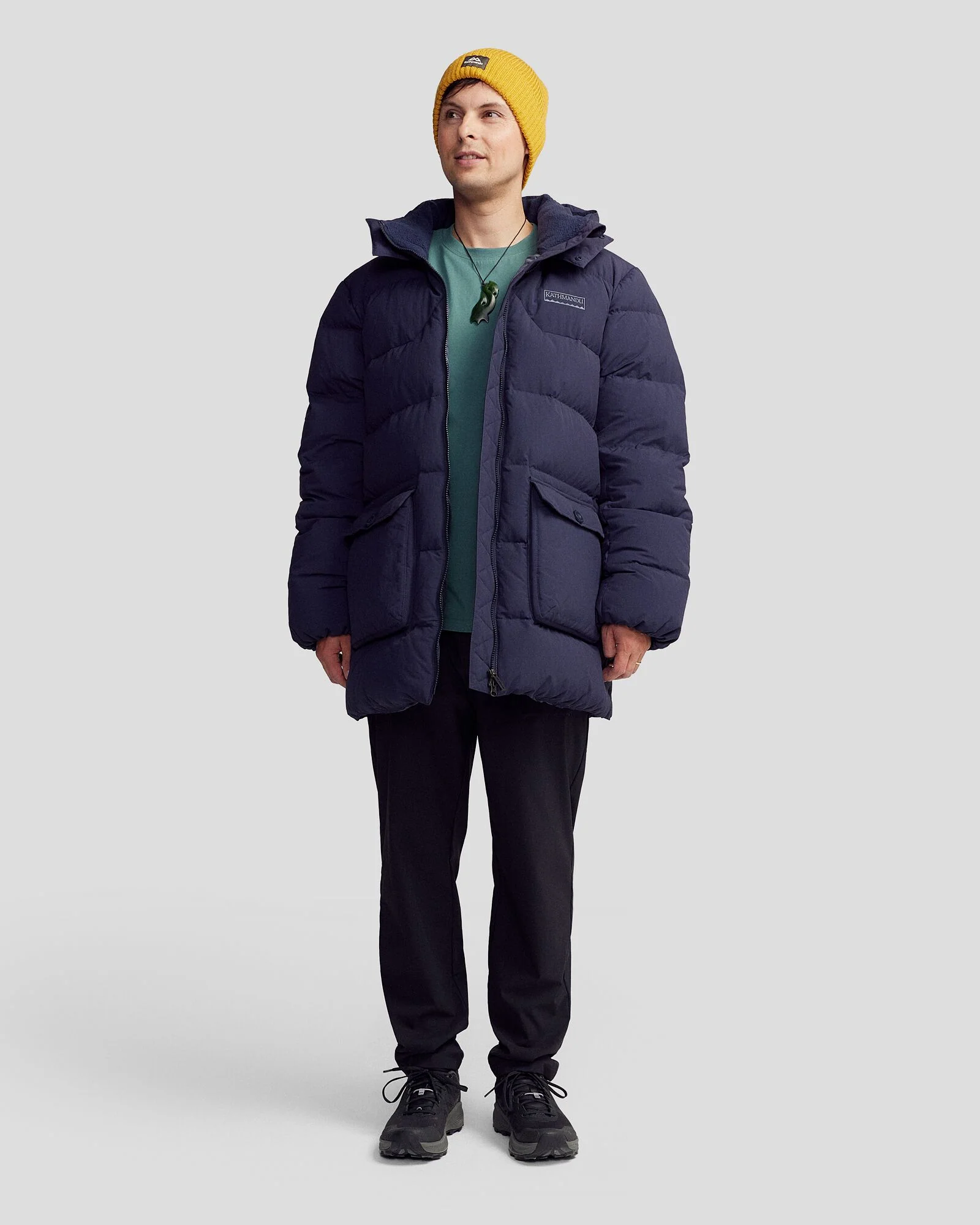 Men's Epiq Down Heritage Parka Jacket - Pure Navy - Image 6