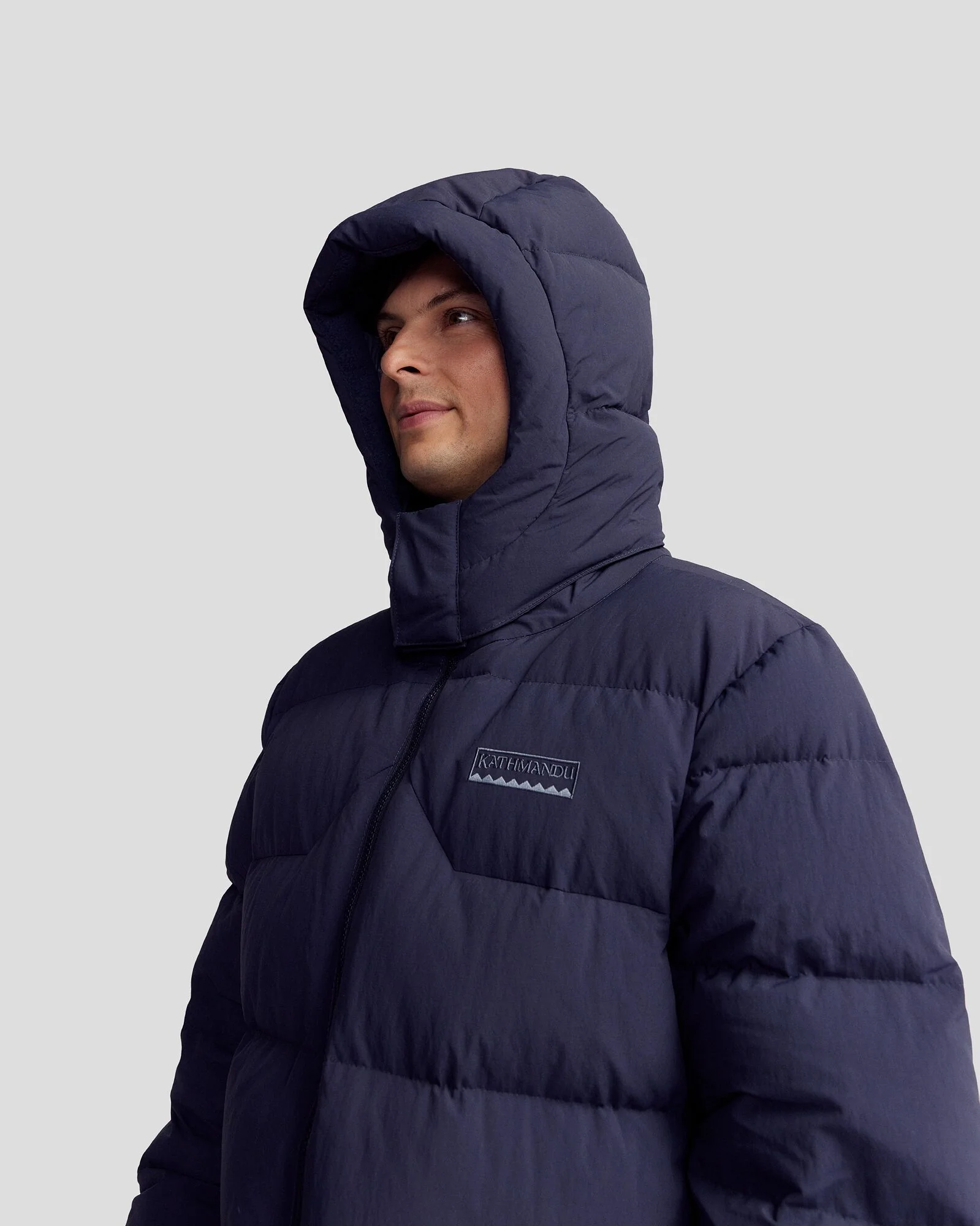 Men's Epiq Down Heritage Parka Jacket - Pure Navy - Image 9
