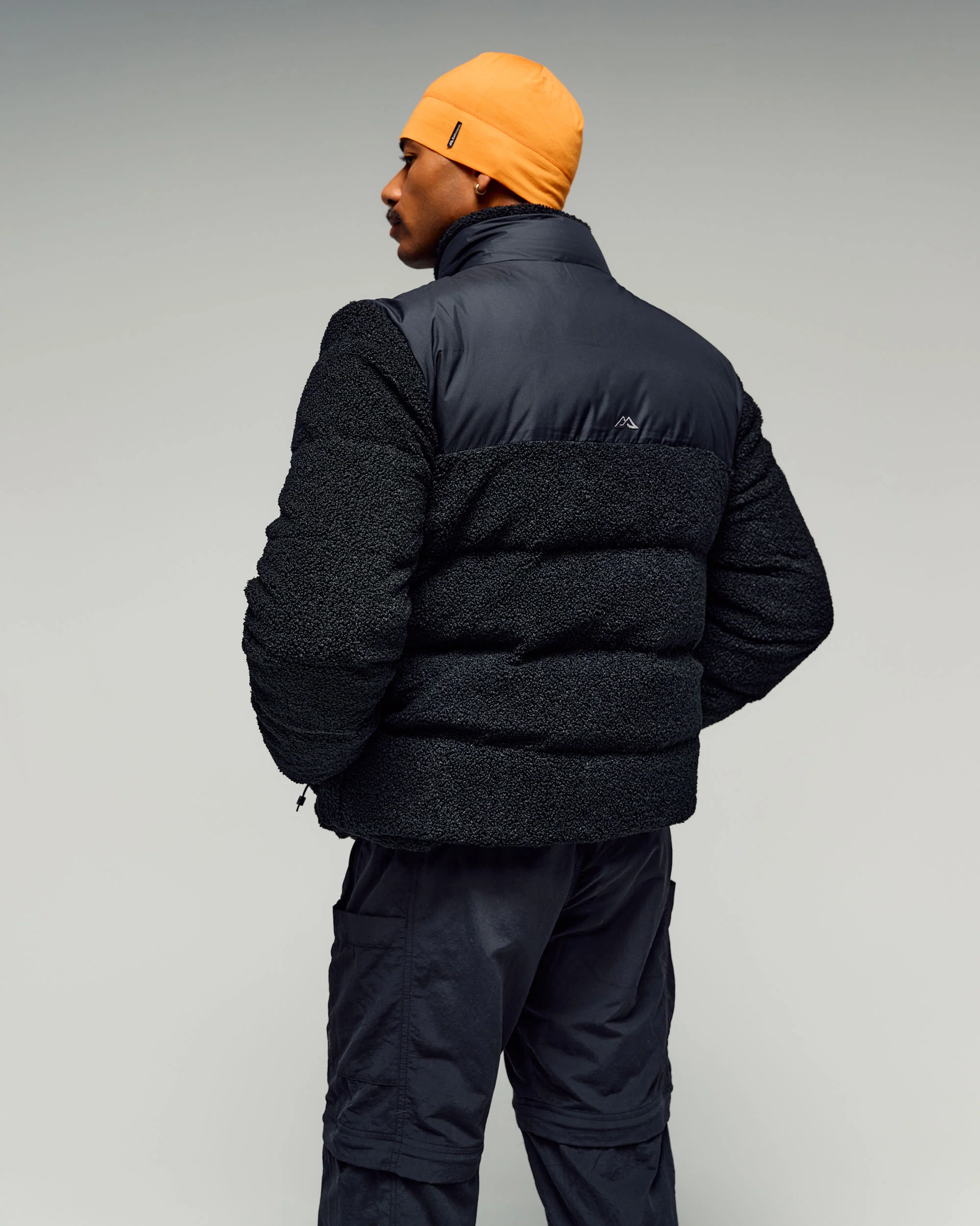 Men's Epiq Hybrid Fleece Jacket - Black Stingray - Image 3