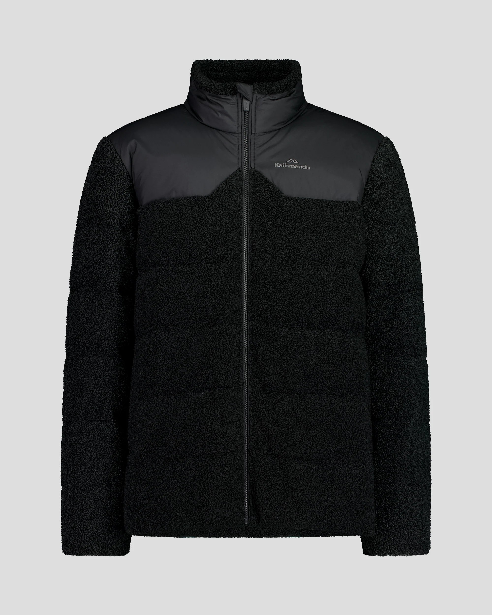 Men's Epiq Hybrid Fleece Jacket - Black Stingray - Image 6
