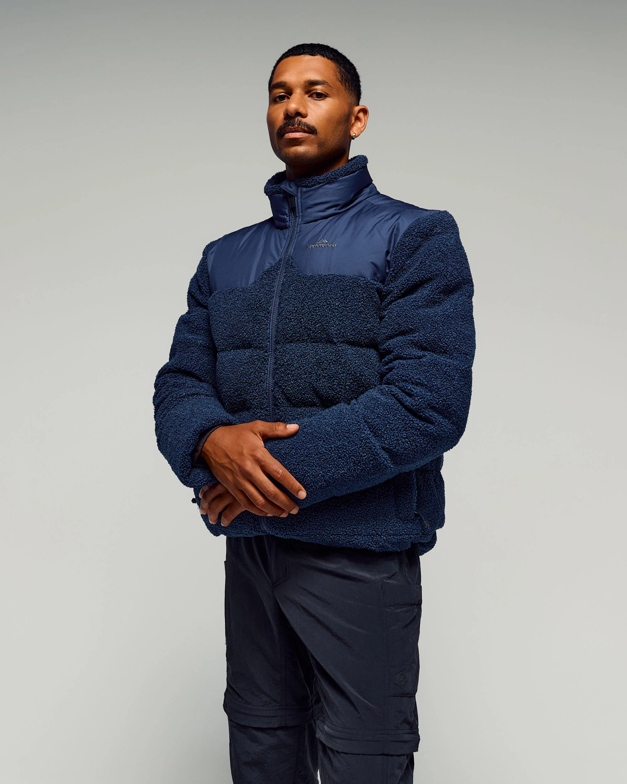 Men's Epiq Hybrid Fleece Jacket - Classic Navy - Image 2